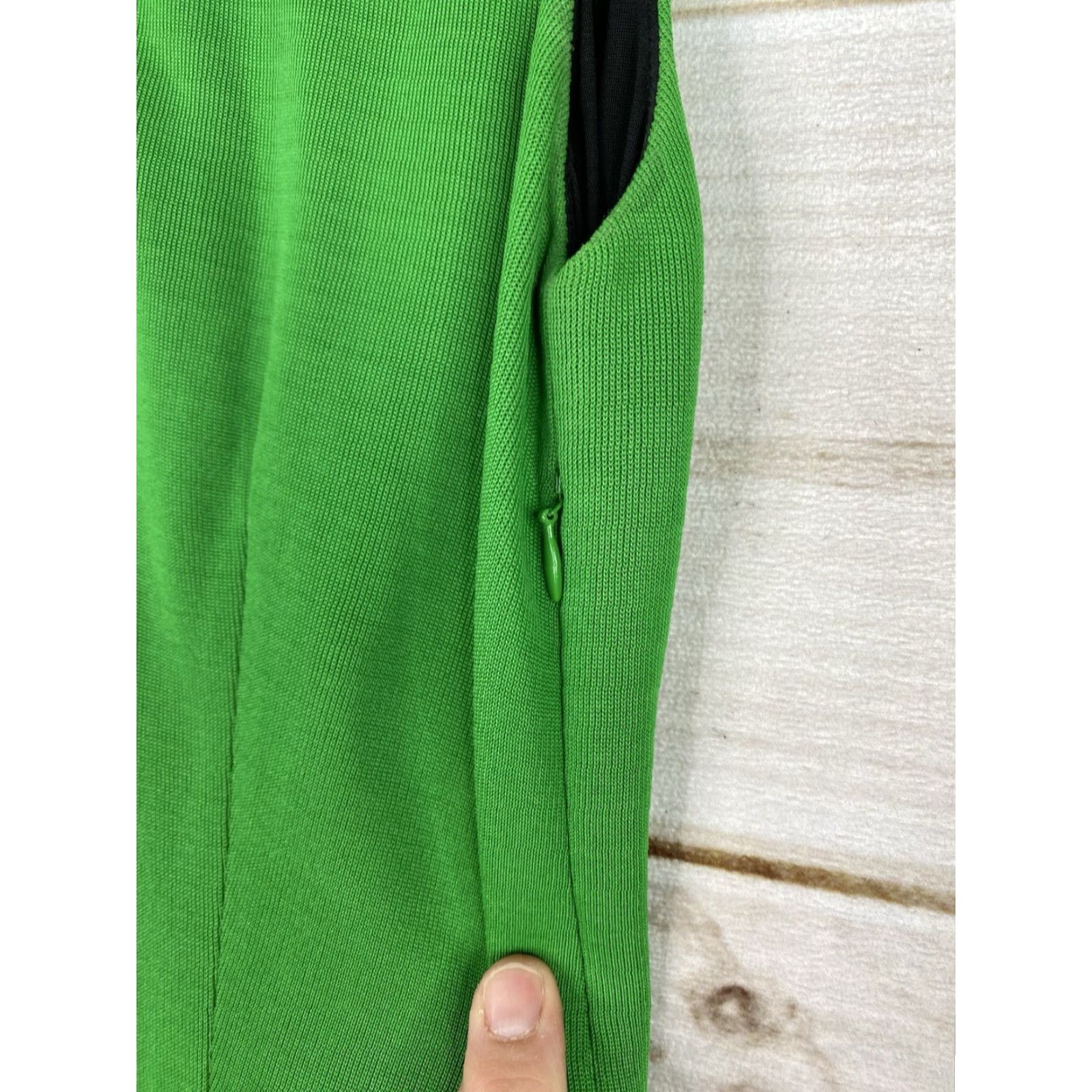 Barbara Bui VINTAGE Barbara Bui Dress Women 36 4 Green Knit Sleeveless Zip Midi Green 90s Classic Designer Retro Mens Womens Size S / US 4 / IT 40 - 4 Thumbnail