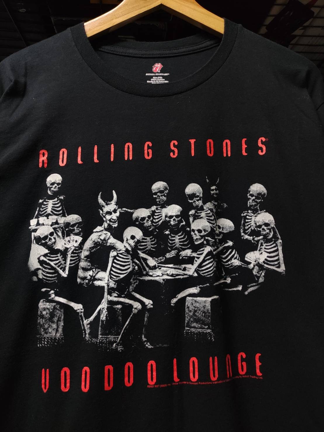 Band Tees Vtg 00's The Rolling Stones " Voodoo Lounge " Long Sleeve Size US XXL / EU 58 / 5 - 2 Thumbnail