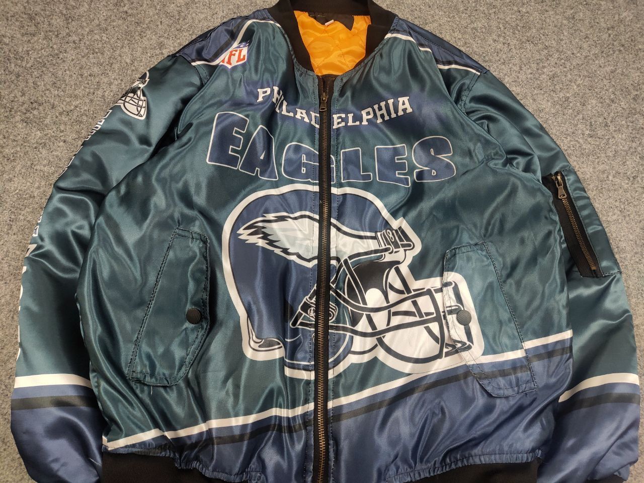 NFL Vintage NFL Philadelphia Eagles Champions Logo Bomber jacket Size US S / EU 44-46 / 1 - 5 Thumbnail