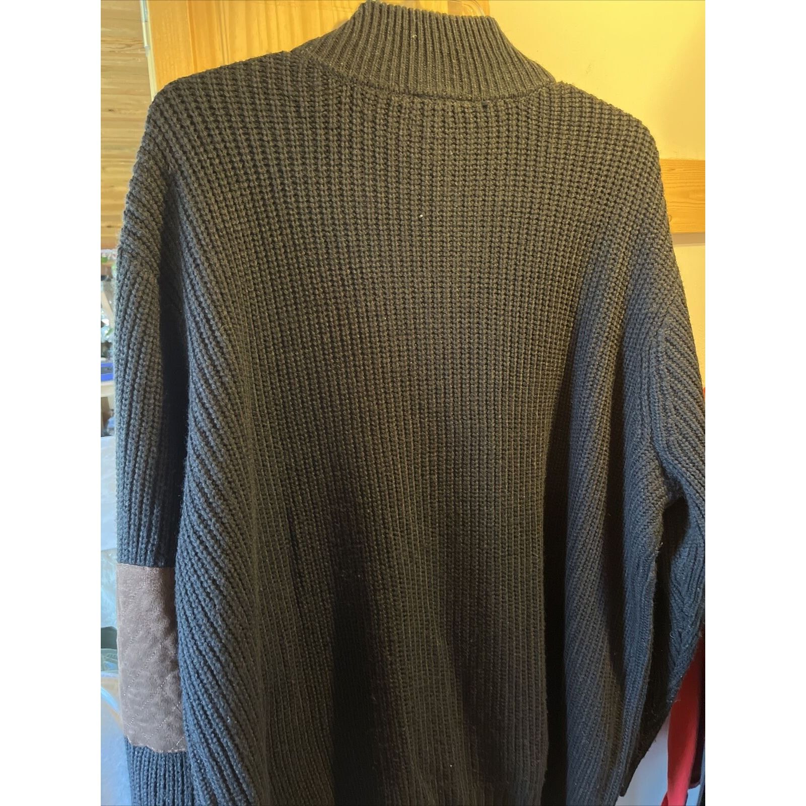 Boulder Creek Boulder Creek Sweater Men's 3XL Black Acrylic Polyester LS Size US XXL / EU 58 / 5 - 14 Thumbnail