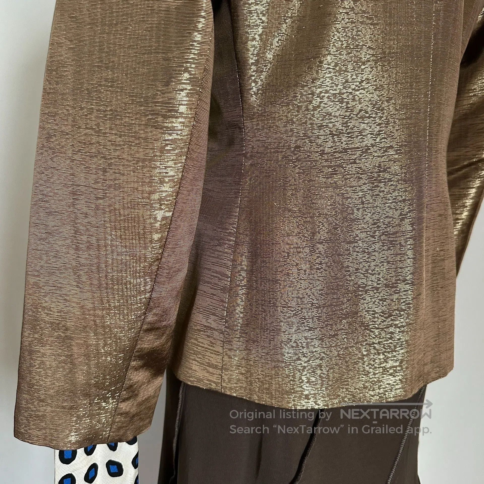 Saint Laurent Paris Yves Saint Laurent Vintage Brown Blazer. Size S / US 4 / IT 40 - 4 Thumbnail