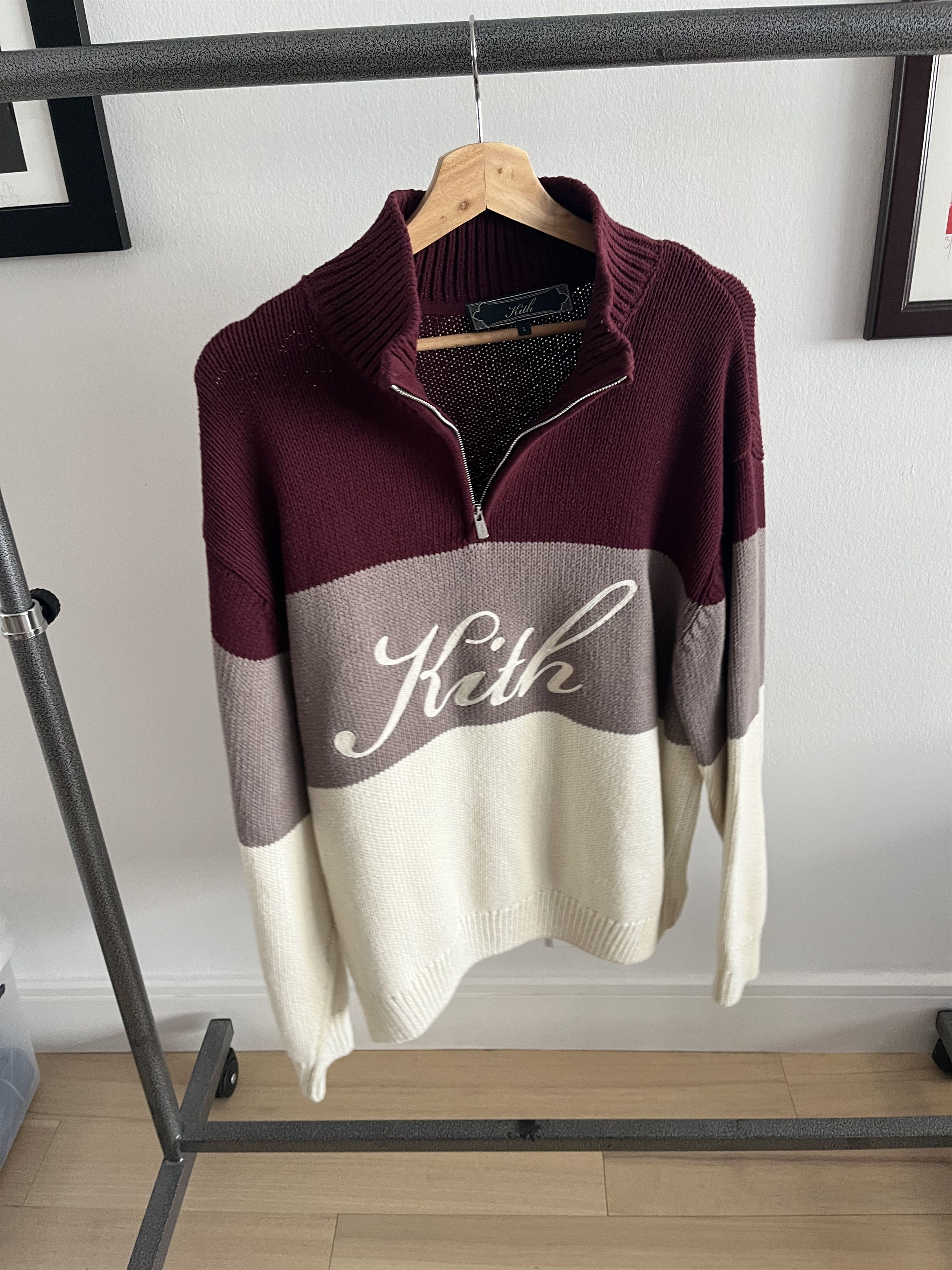 Kith Kith Claremont Sherpa Quarter Zip | Grailed
