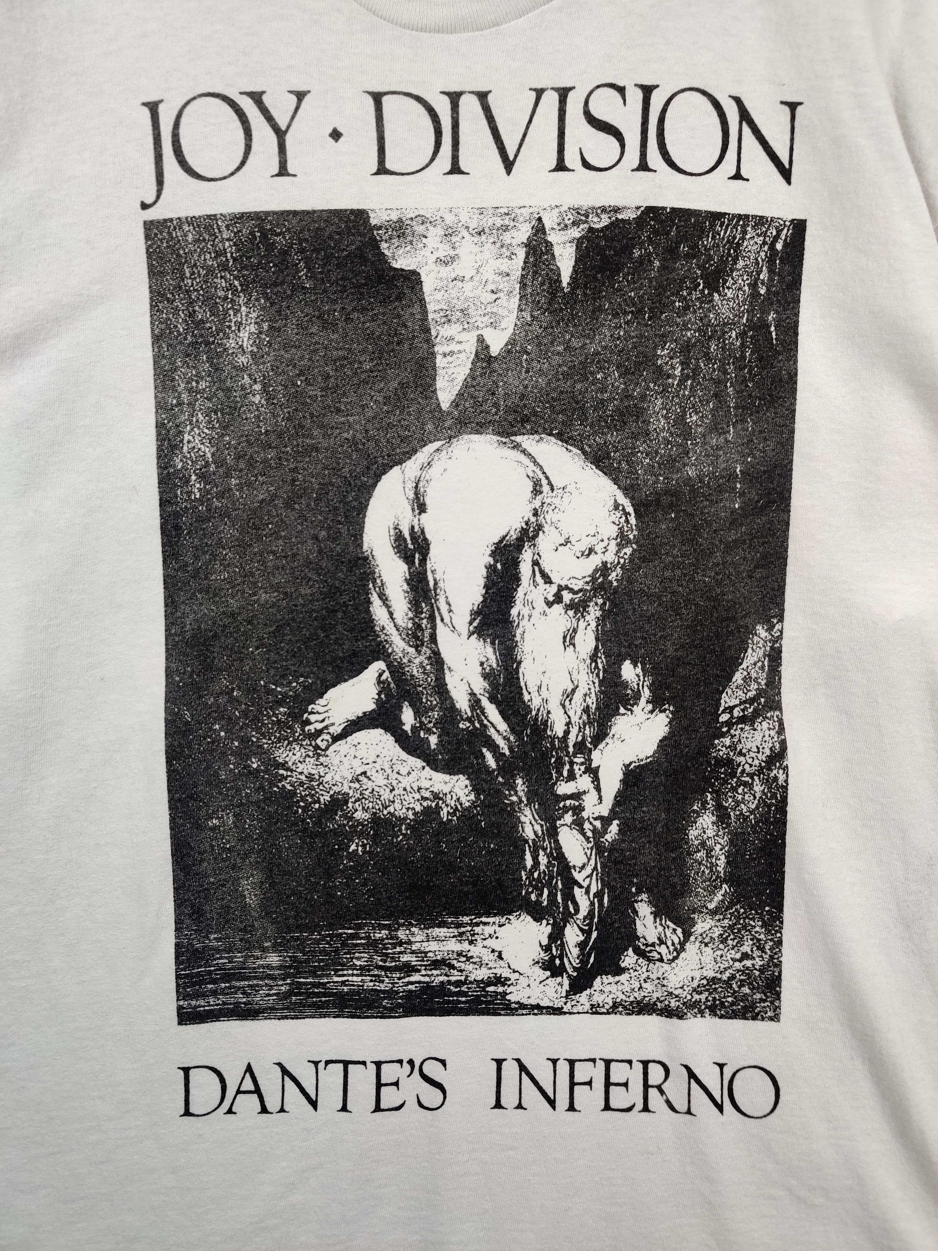 Band Tees Vintage Joy Division Dante's Inferno Band Tee Tshirt Size US XL / EU 56 / 4 - 7 Thumbnail