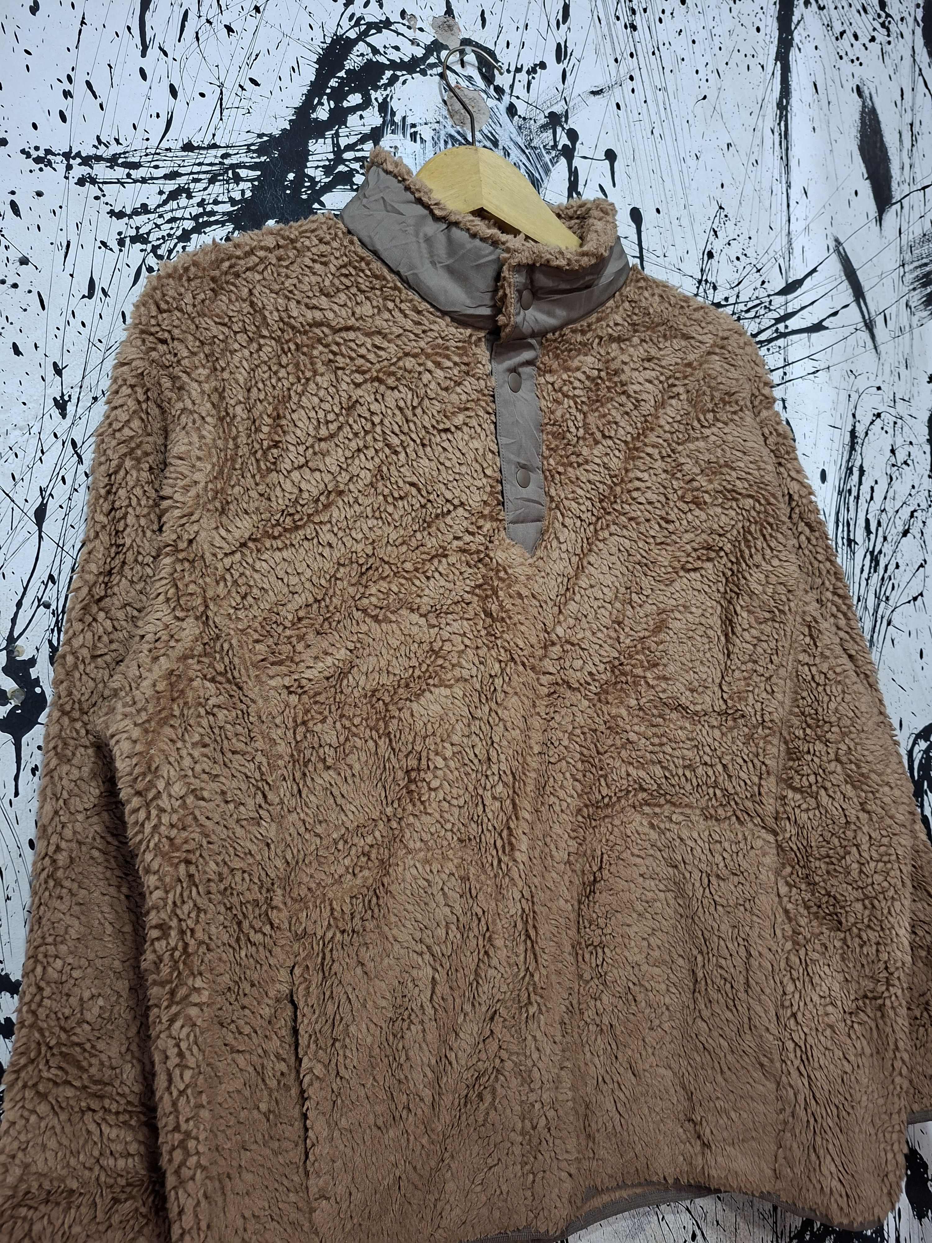Uniqlo × White Mountaineering UNIQLO X WHITE MOUNTAINEERING SHERPA FLEECE HALF BUTTON Size US M / EU 48-50 / 2 - 2 Thumbnail