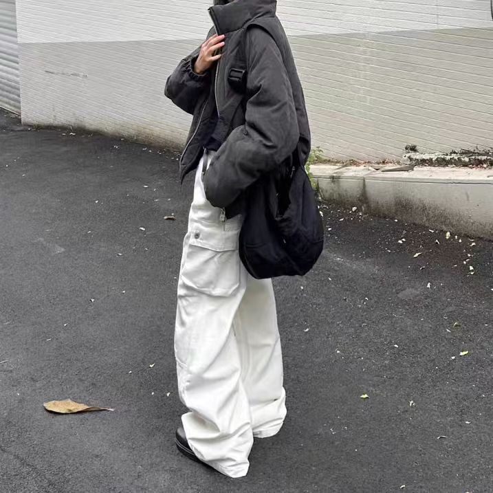 Japanese Brand × Jean Vintage pocketed workwear frayed baggy casual jeans Size US 28 / EU 44 - 5 Thumbnail