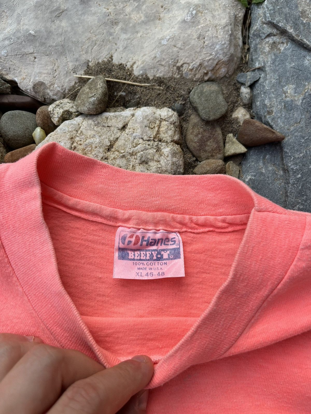 Hanes × Vintage Vintage 90s Hanes beefy tee Minneapolis y2k dyed t-shirt USA Size US L / EU 52-54 / 3 - 12 Thumbnail