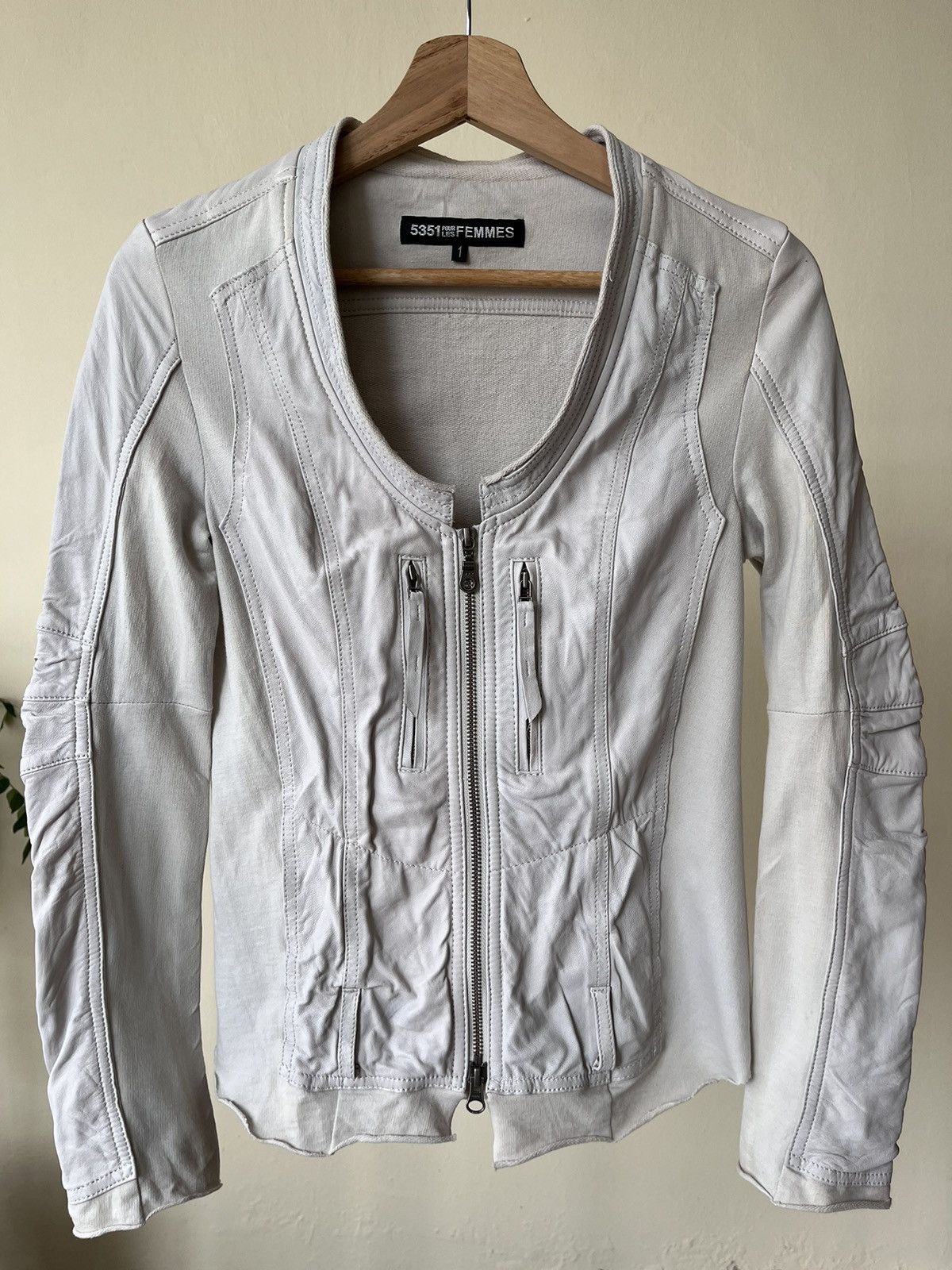 5351 POUR LES FEMMES 5351 Pour Les Femmes Sheep Skin Jacket Size S / US 4 / IT 40 - 1 Thumbnail