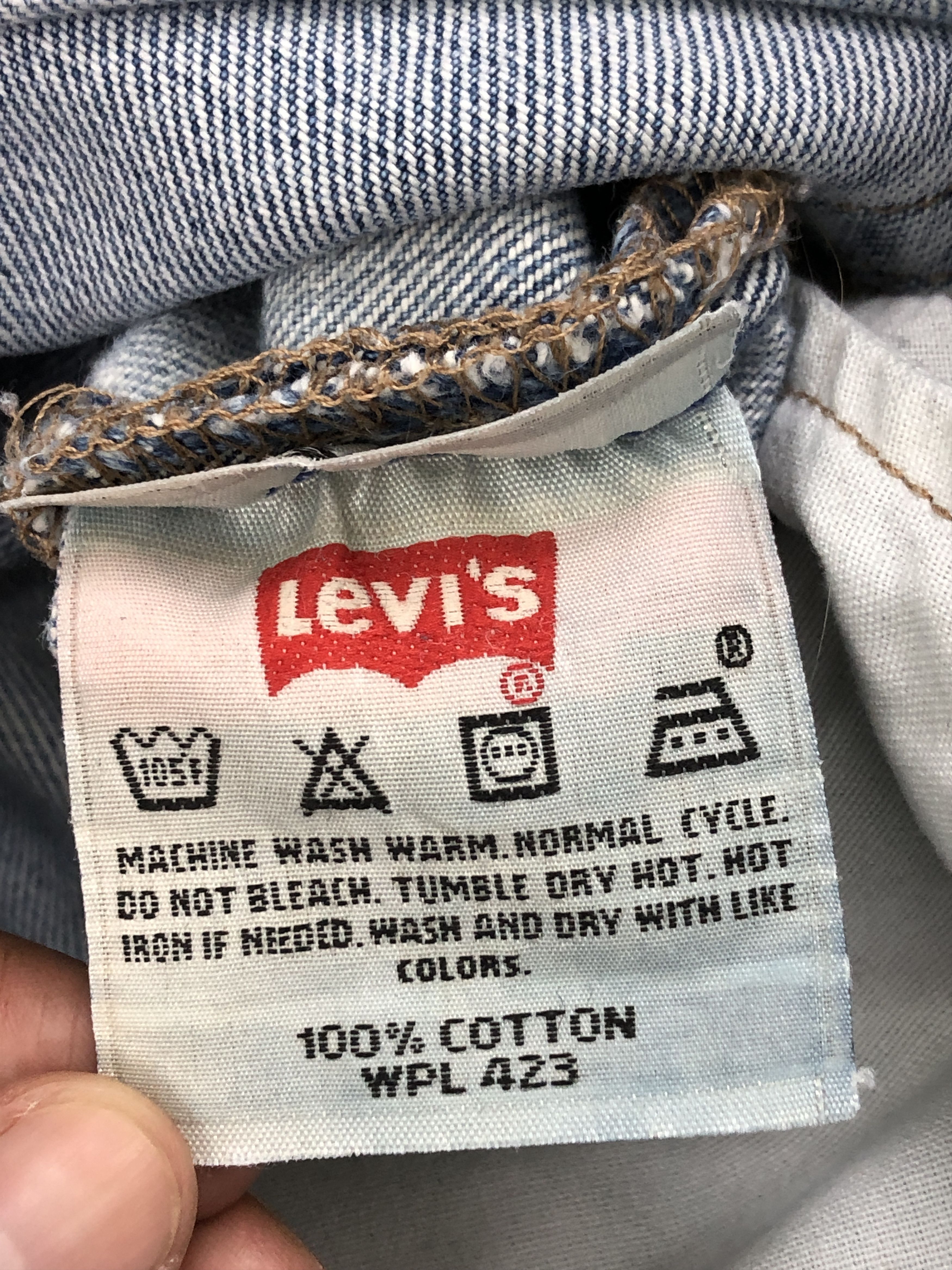 Levi's × Vintage Vintage 90s Levis 501 Light Blue Washed Jeans Size US 28 / EU 44 - 10 Thumbnail