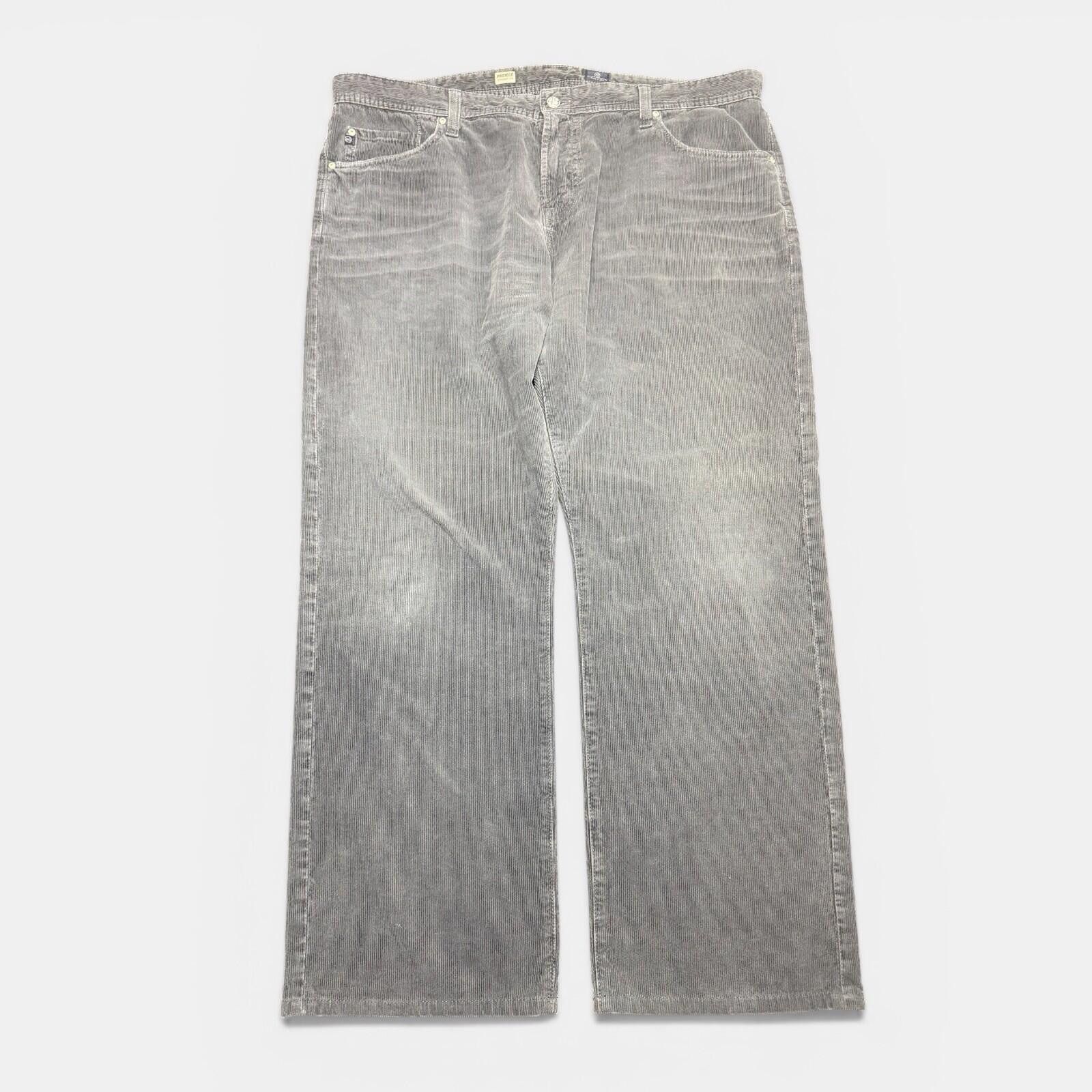 AG Adriano Goldschmied AG Adriano Goldschmied Corduroy Pants Men’s Gray 40x291 Size US 40 / EU 56 - 1 Thumbnail
