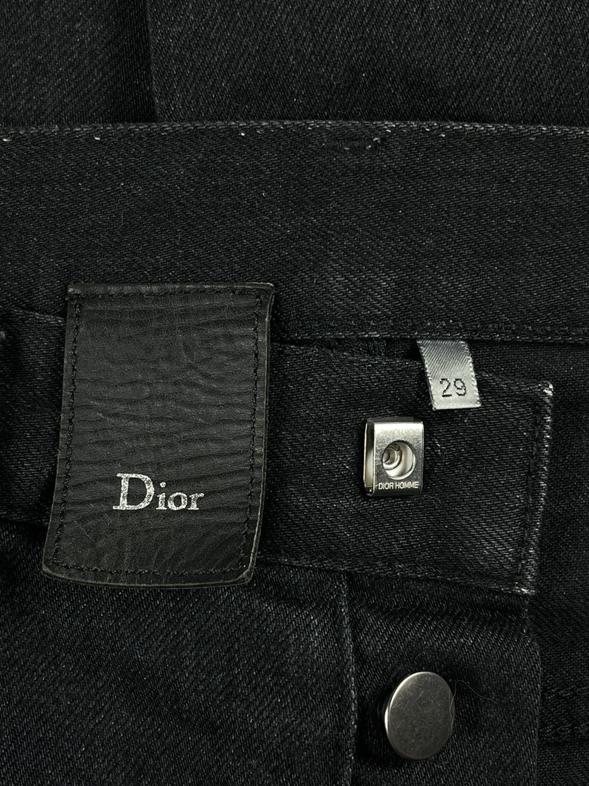 Dior AW10 Dior Homme MIJ Side Stripe Denim Jeans Black Size US 30 / EU 46 - 7 Thumbnail