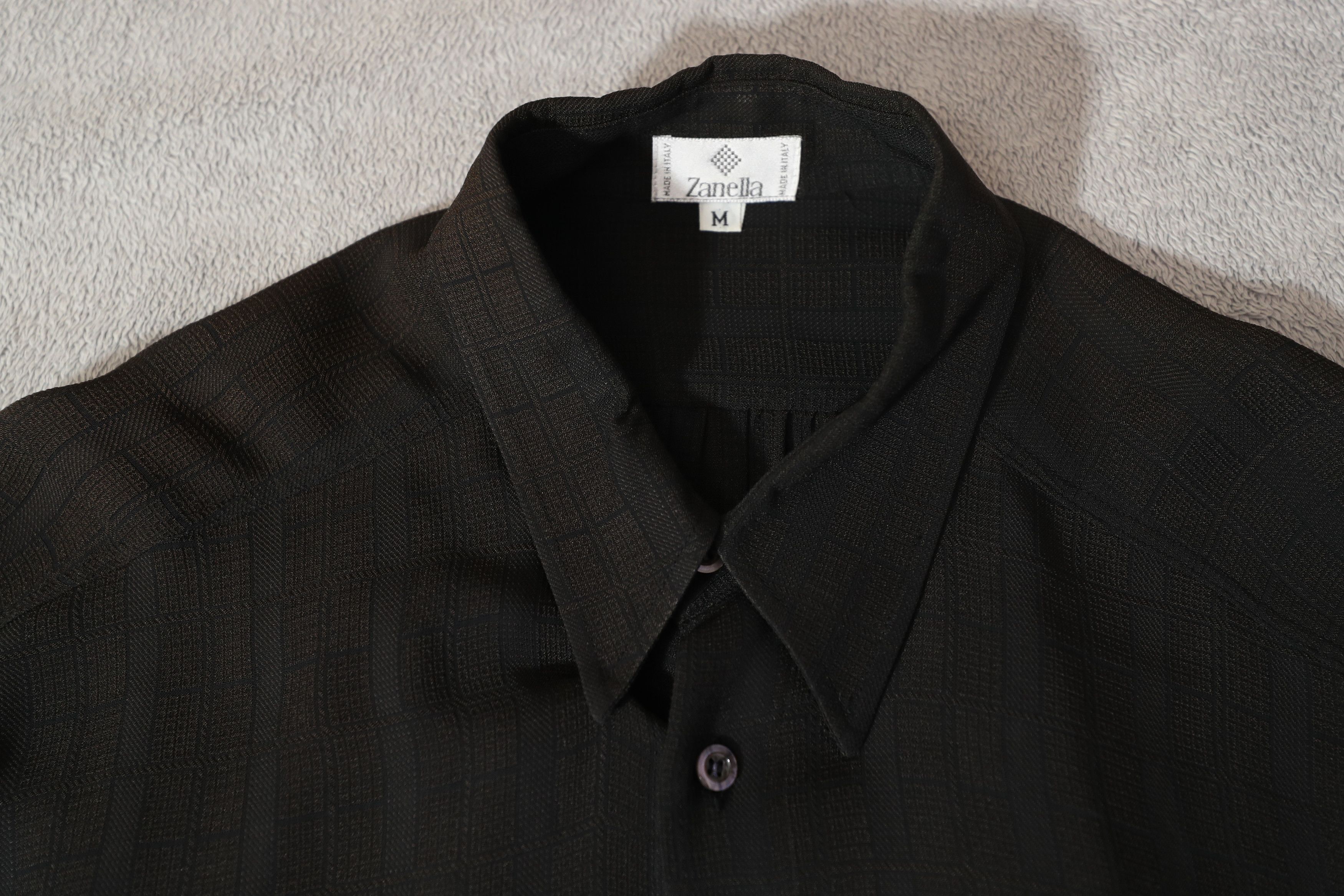 Zanella Zanella Vintage Long Sleeve Black Button Up (M) Size US M / EU 48-50 / 2 - 10 Thumbnail
