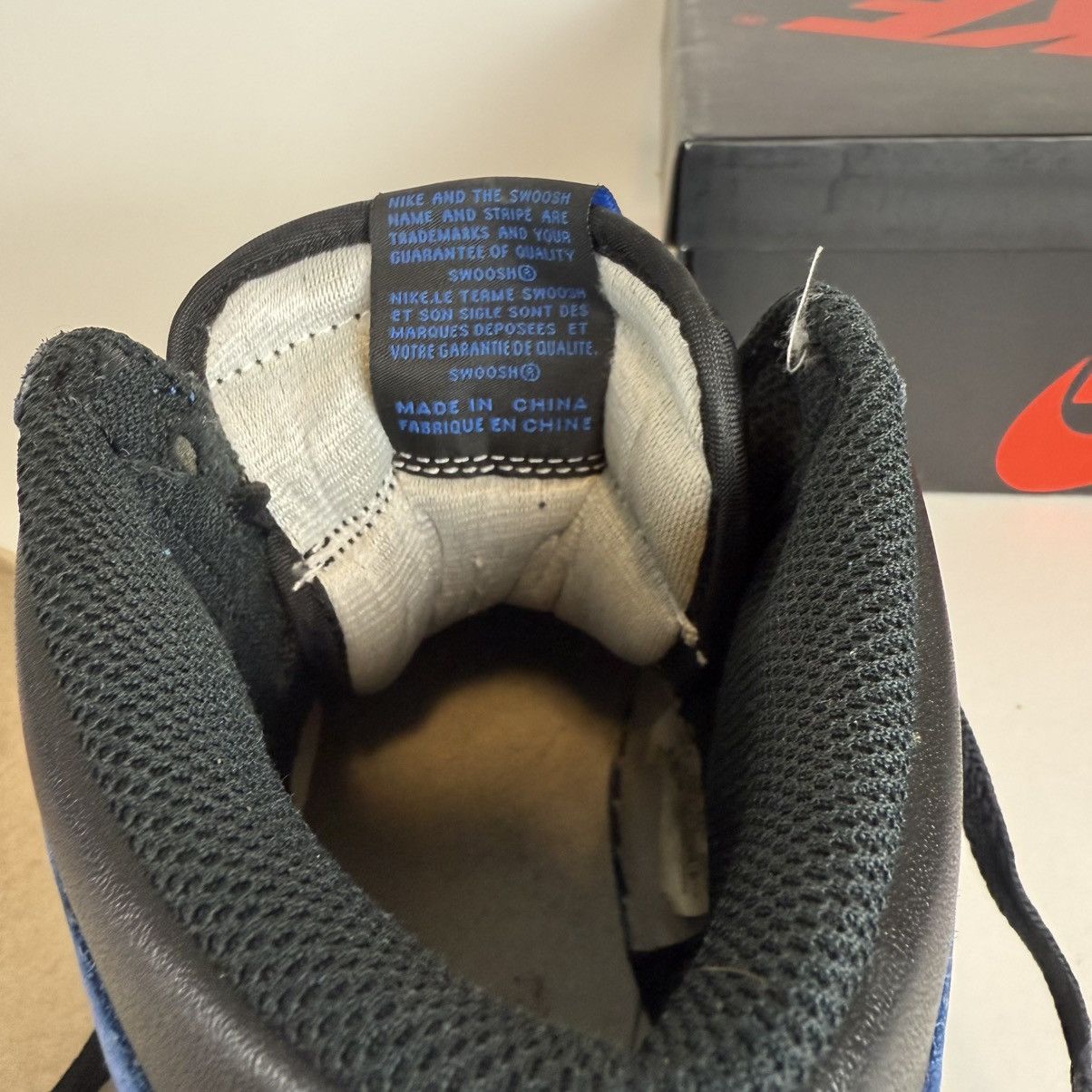 Jordan Brand × Nike Size 10.5-Jordan 1 Royal Blue 2017- NEAR BRAND NEW! Size US 10.5 / EU 43-44 - 14 Thumbnail