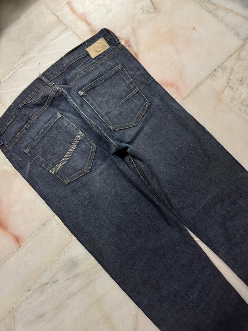 Vintage 💥Sick Jeans💥90s Style Sicko Denim Rusty Mudwash Thrashed Size US 35 - 18 Thumbnail