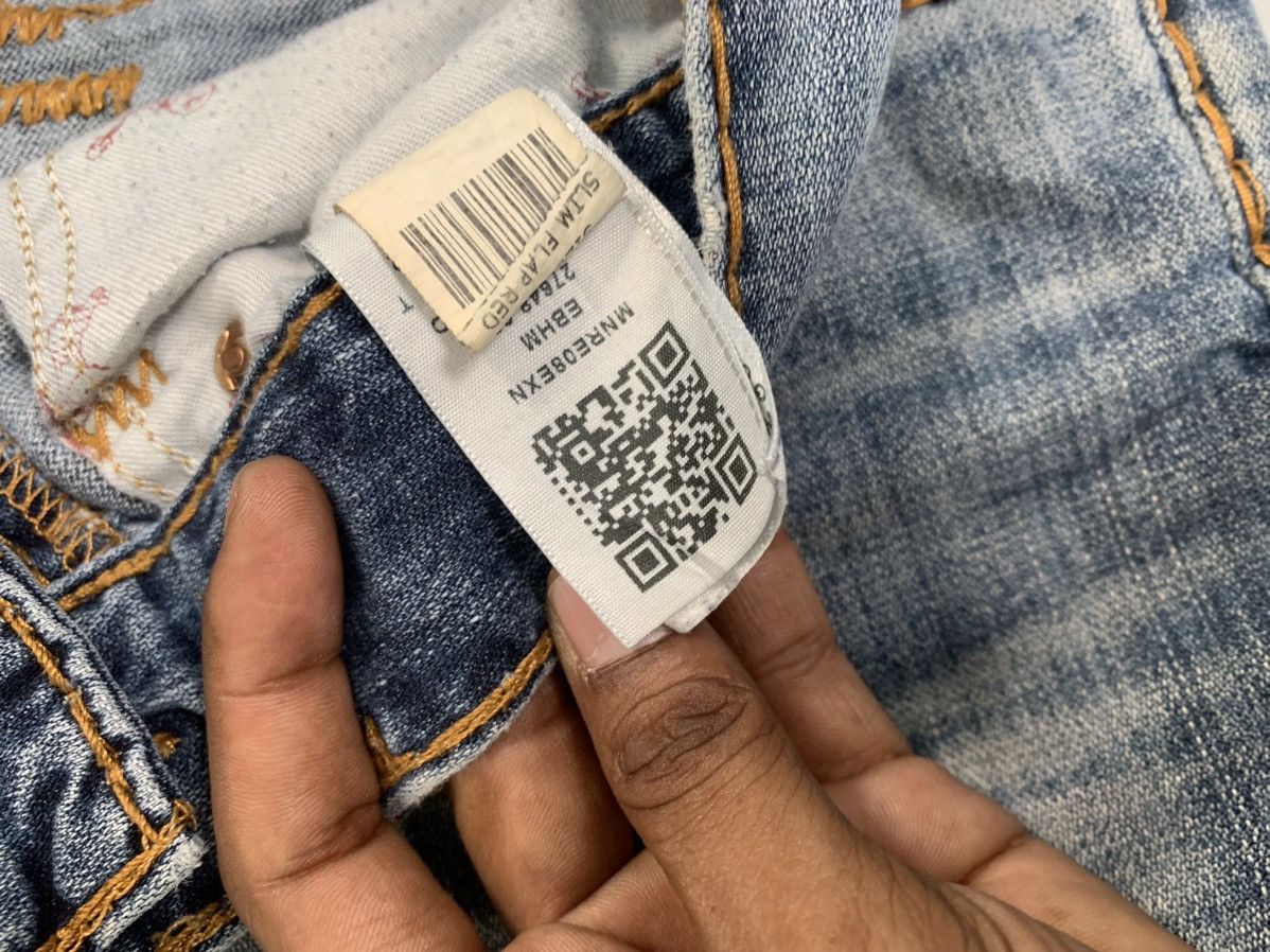 True Religion Vintage true religion thread embroidered straight denim Size US 36 / EU 52 - 6 Thumbnail