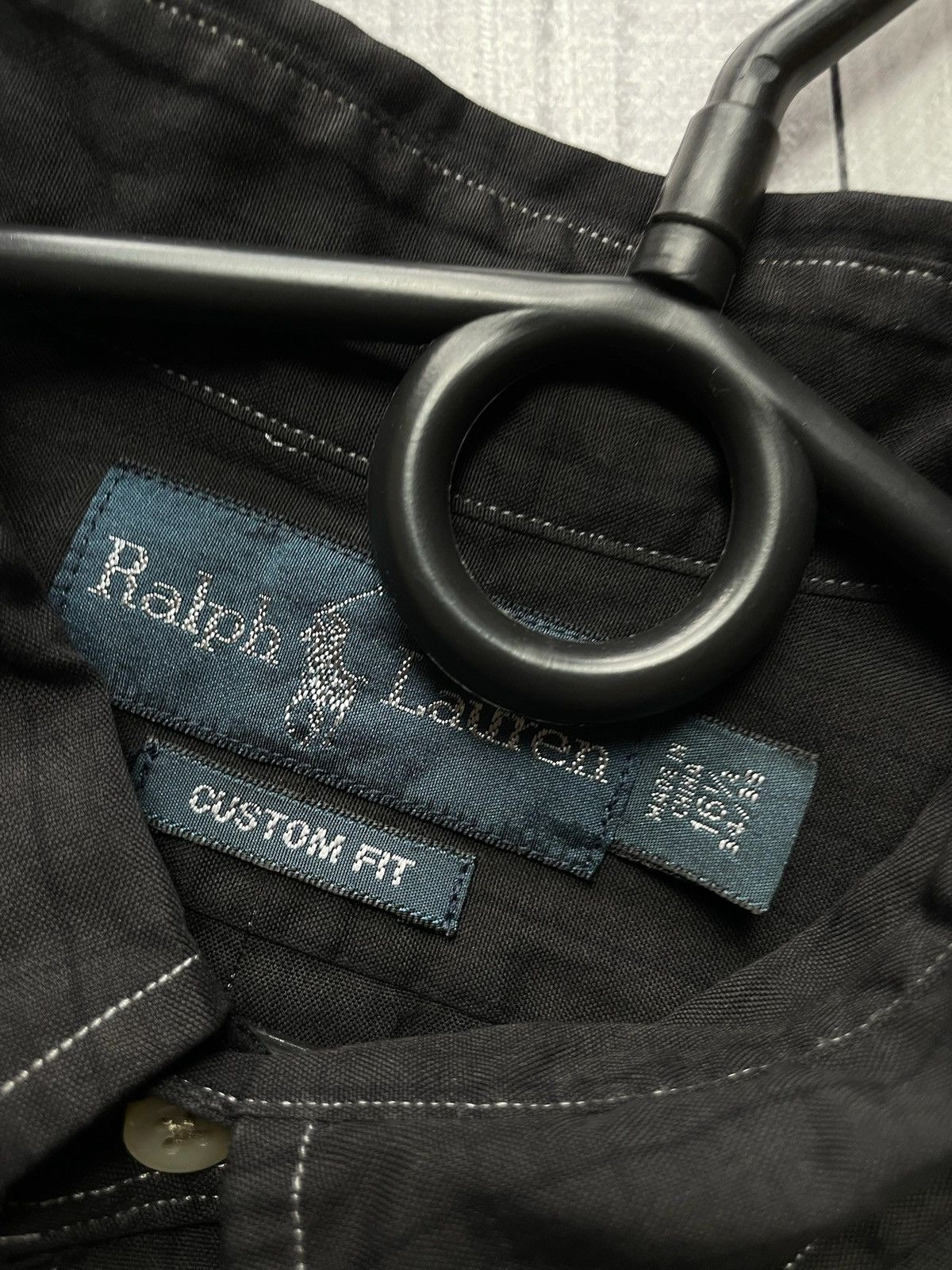 Polo Ralph Lauren × Vintage Vintage Polo Ralph Lauren shirt size M black Size US M / EU 48-50 / 2 - 3 Thumbnail