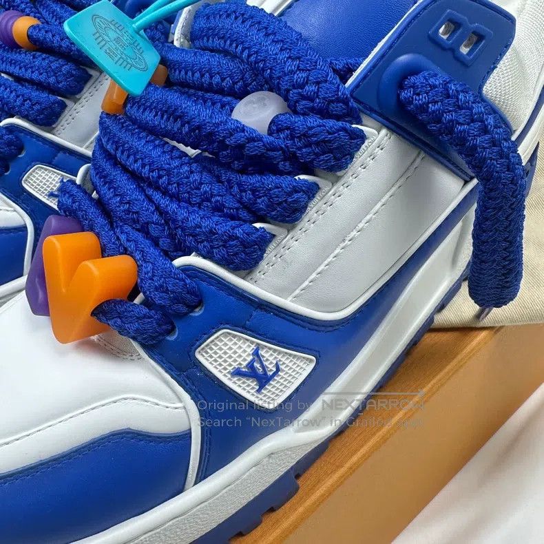 Louis Vuitton Louis Vuitton Trainer Maxi Small Fat Ding Low Top Fashion Size US 8.5 / EU 41-42 - 3 Thumbnail