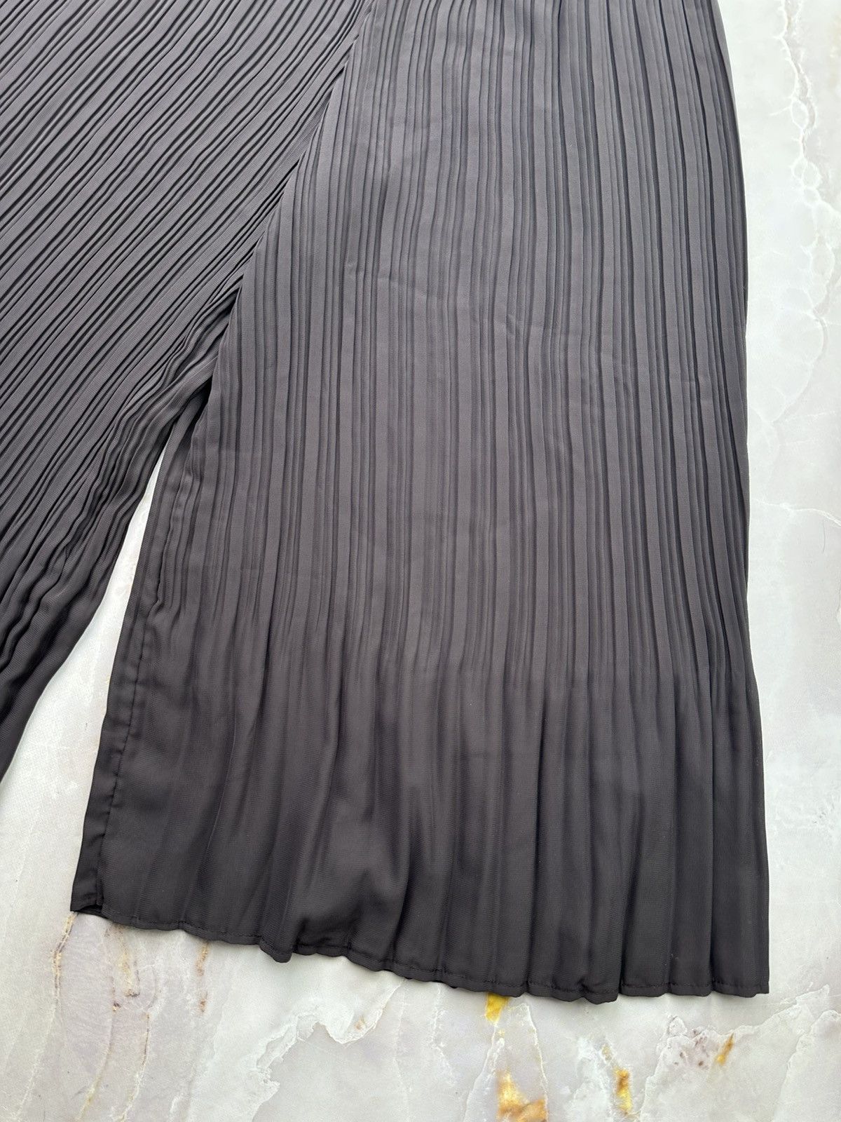 Japanese Brand Vintage Cropped Pleated Wide Pants Size 26" / US 2 / IT 38 - 10 Thumbnail