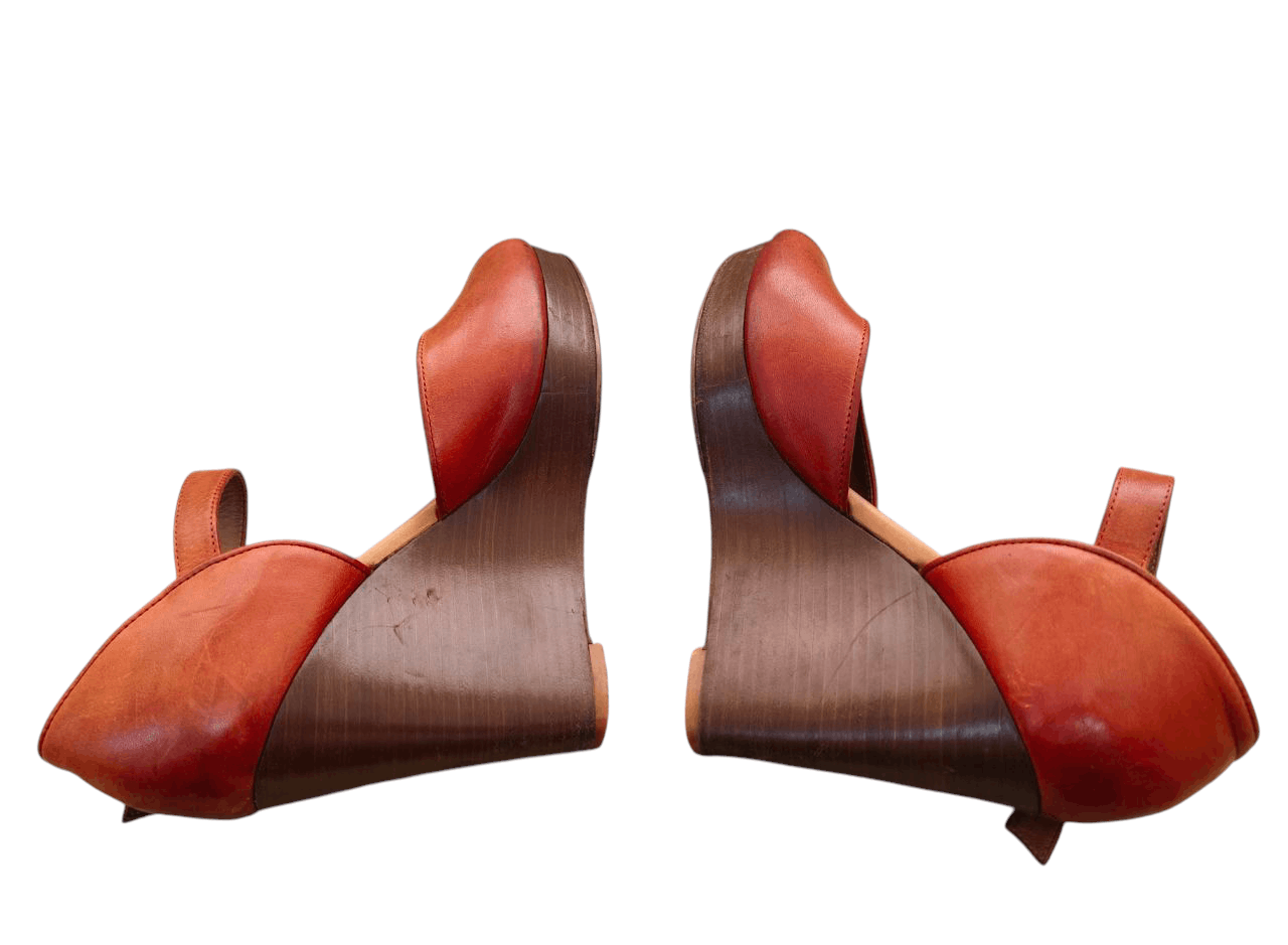 Celine Celine Paris Wood Heels Size US 11 / IT 41 - 8 Thumbnail