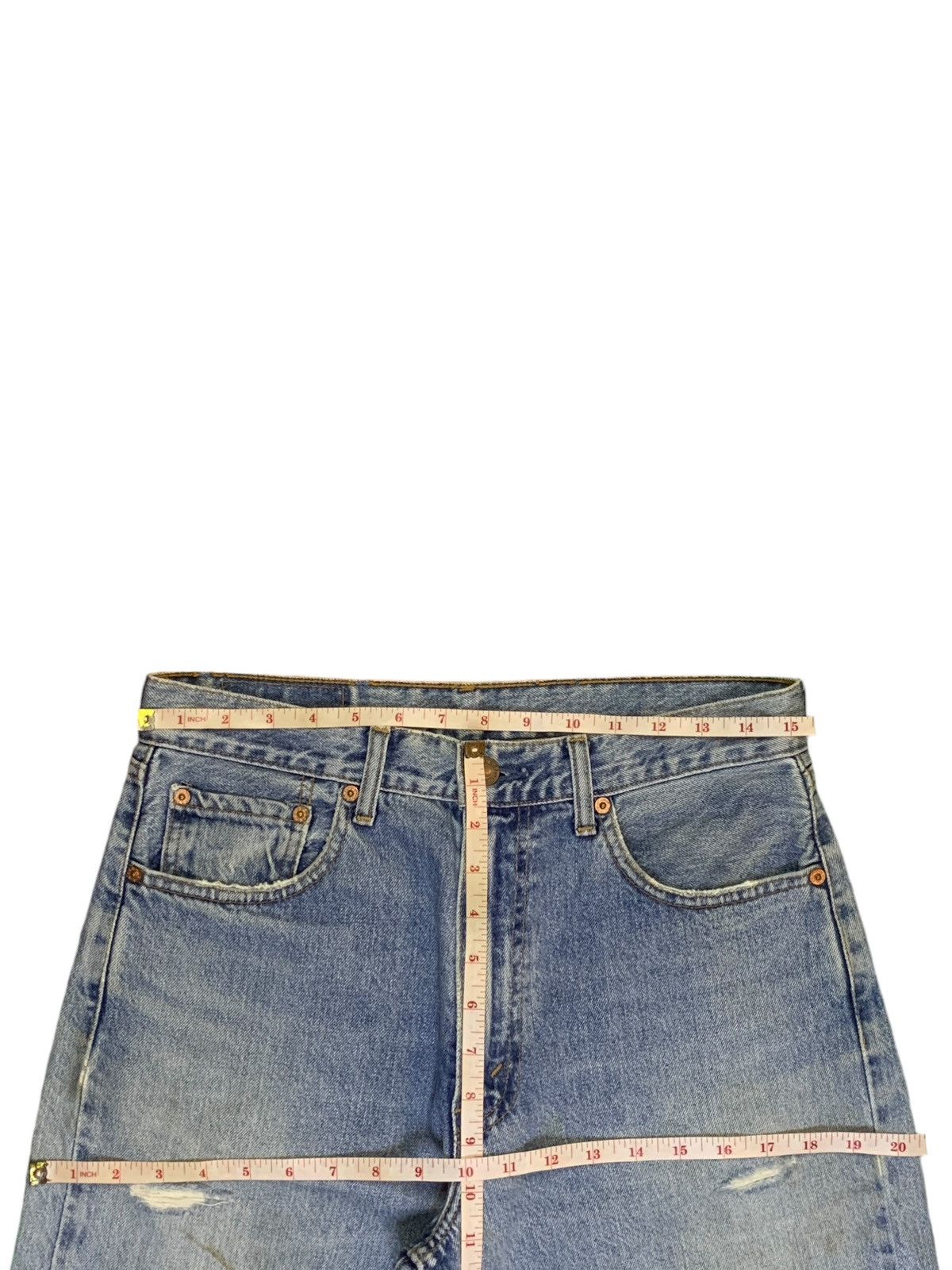 Levi's SALES🔥Vintage 90s Levis 512 Distressed Jean Shorts Jorts Size US 31 - 13 Thumbnail