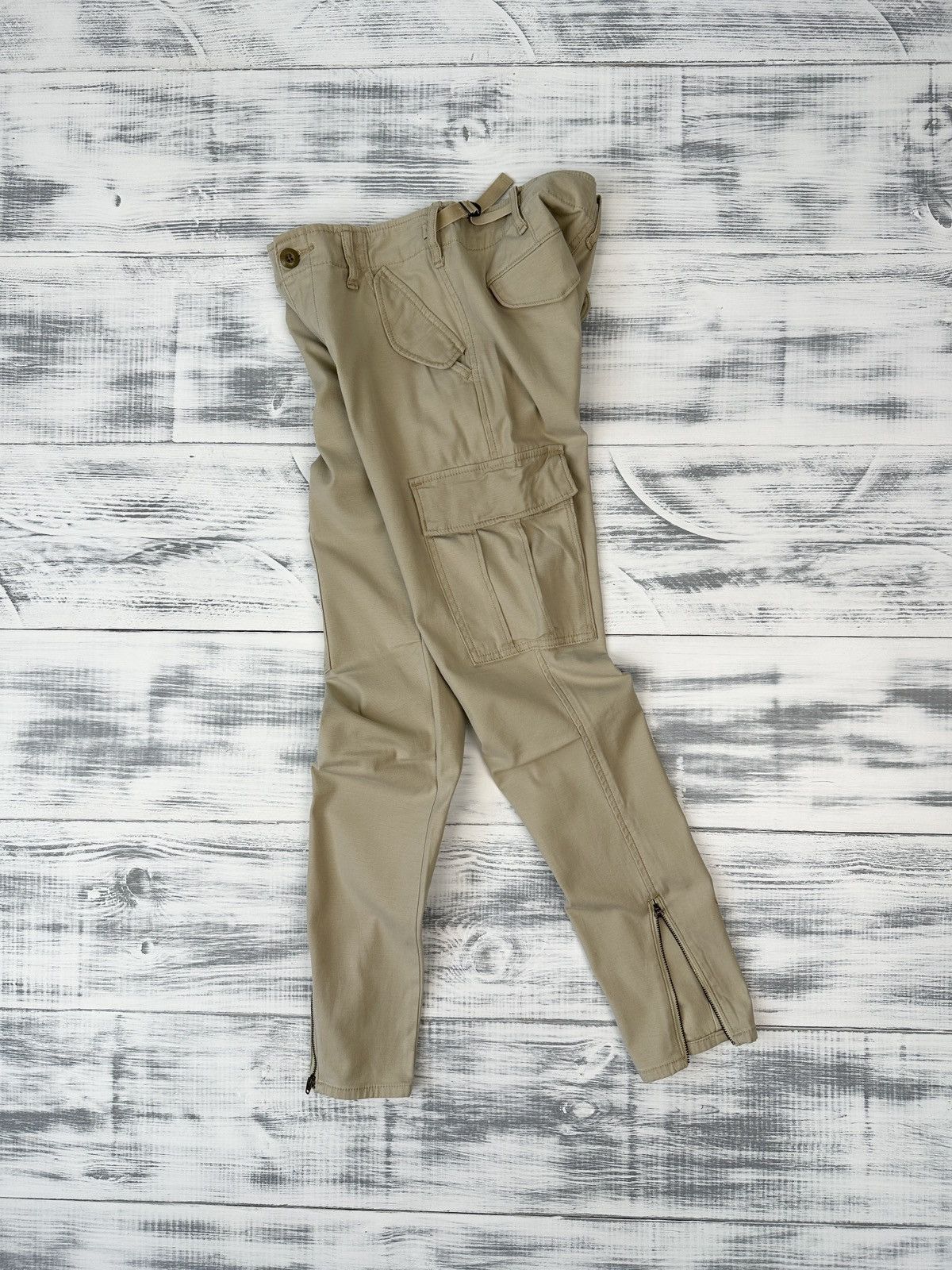 Denim & Supply Ralph Lauren DENIM & SUPPLY RALPH LAUREN Cargo Pants Women’s Beige sz 26 Size 26" / US 2 / IT 38 - 3 Thumbnail