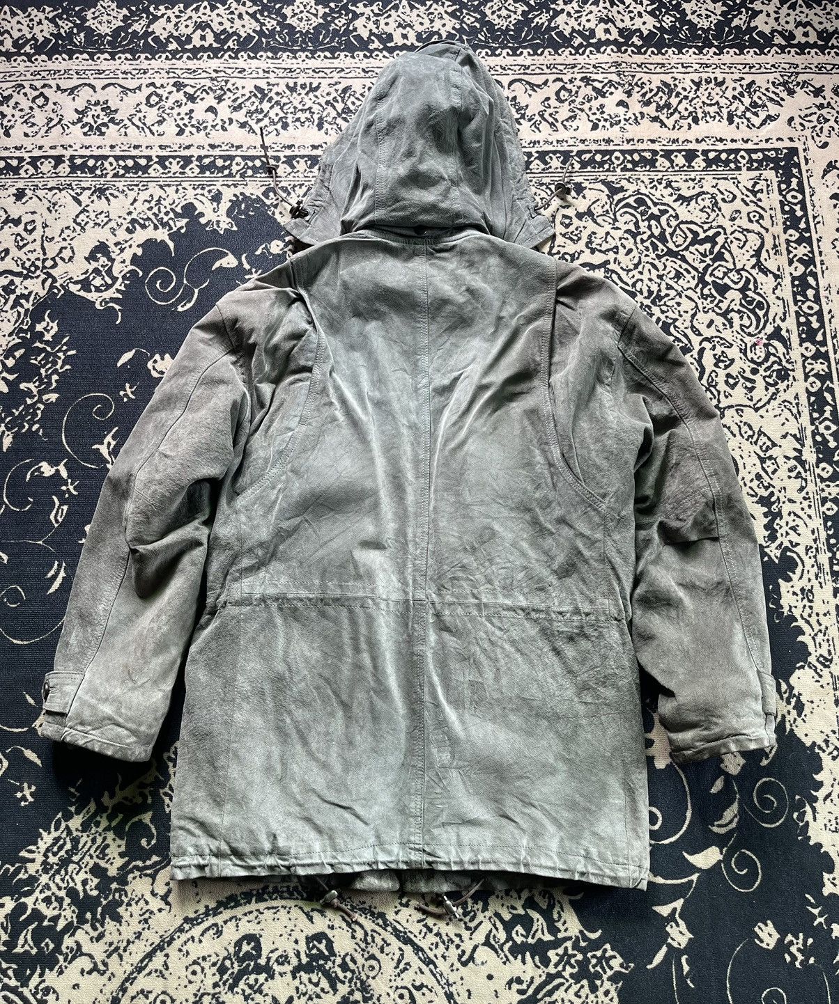 PPFM VTG Peyton Place For Men Suede Leather Parka Jacket Archive Size US M / EU 48-50 / 2 - 2 Thumbnail