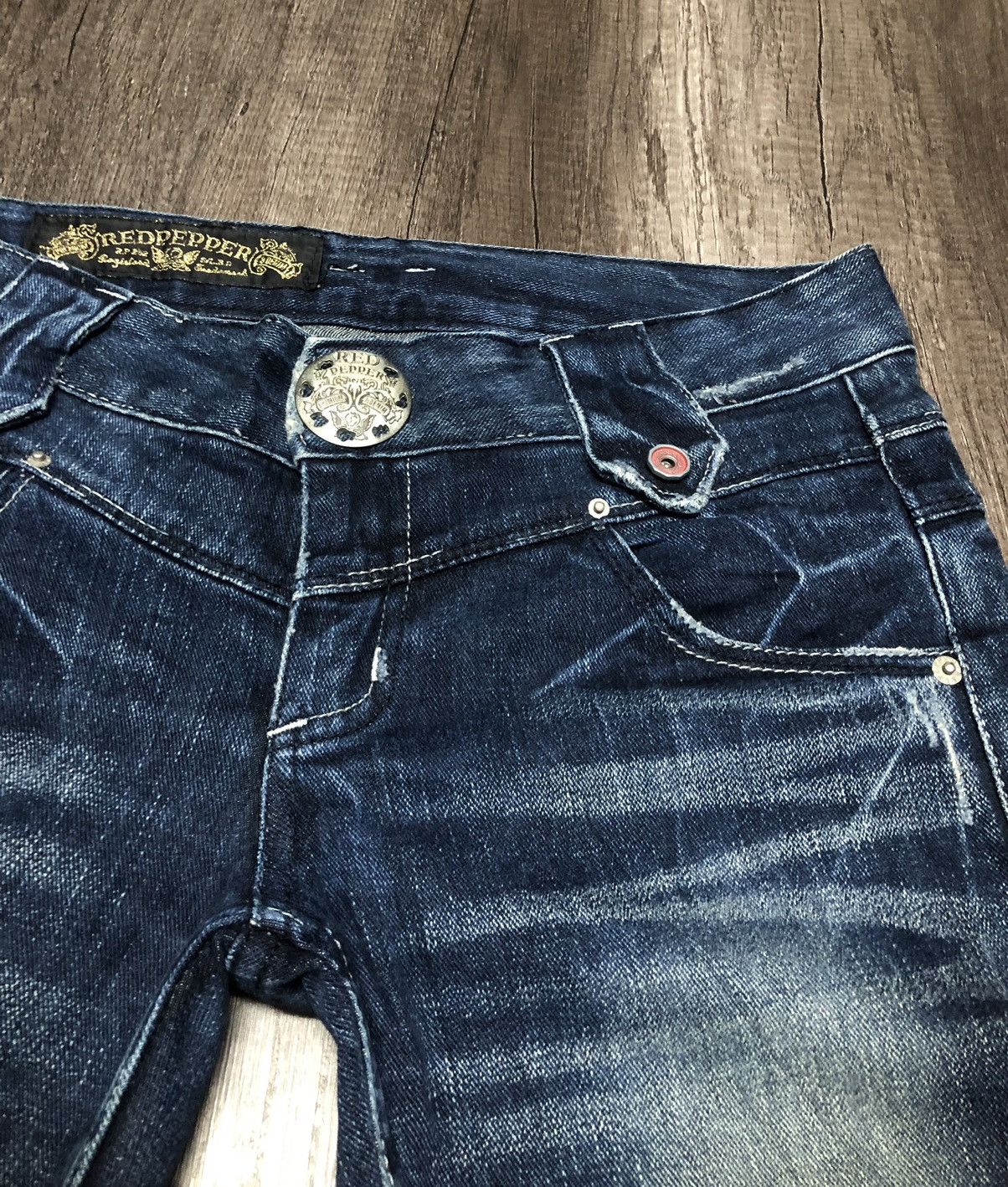 Designer × Japanese Brand Vintage Red Pepper Jeans Gold Label Japanes Brand Size 30" / US 8 / IT 44 - 15 Thumbnail