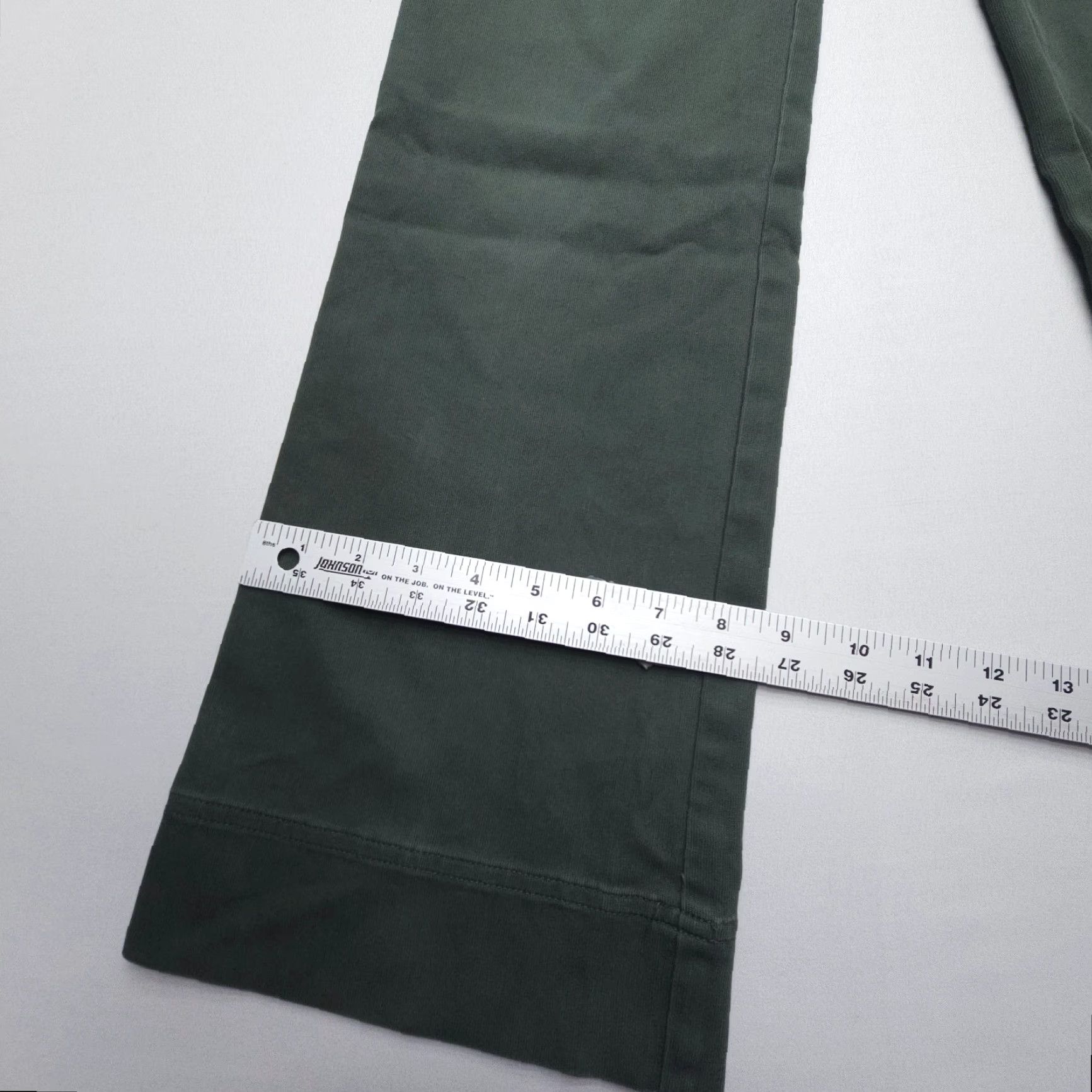 Vintage Lole Womens Hiking Pants Green Low Rise Bootcut Regular 27x31" Cotton Stretch UPF Travel Size 27" / US 4 / IT 40 - 5 Thumbnail