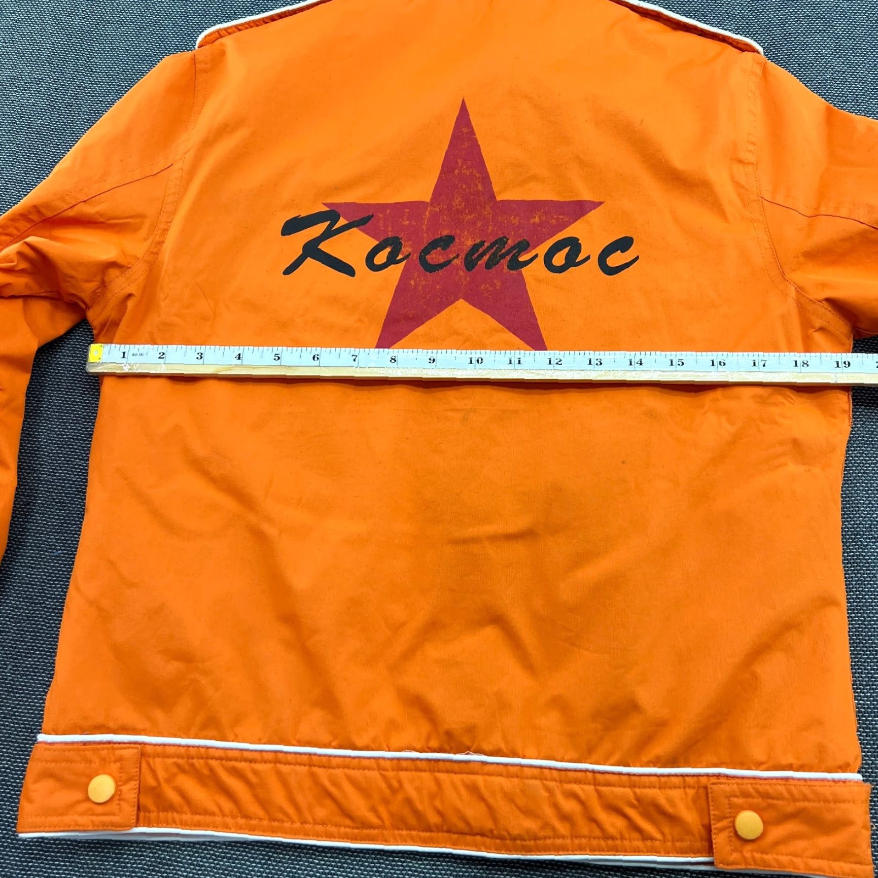 Vintage VINTAGE Race Car Jacket Womens L Orange NASCAR/F1 Style Casual Zip Size L / US 10 / IT 46 - 3 Thumbnail