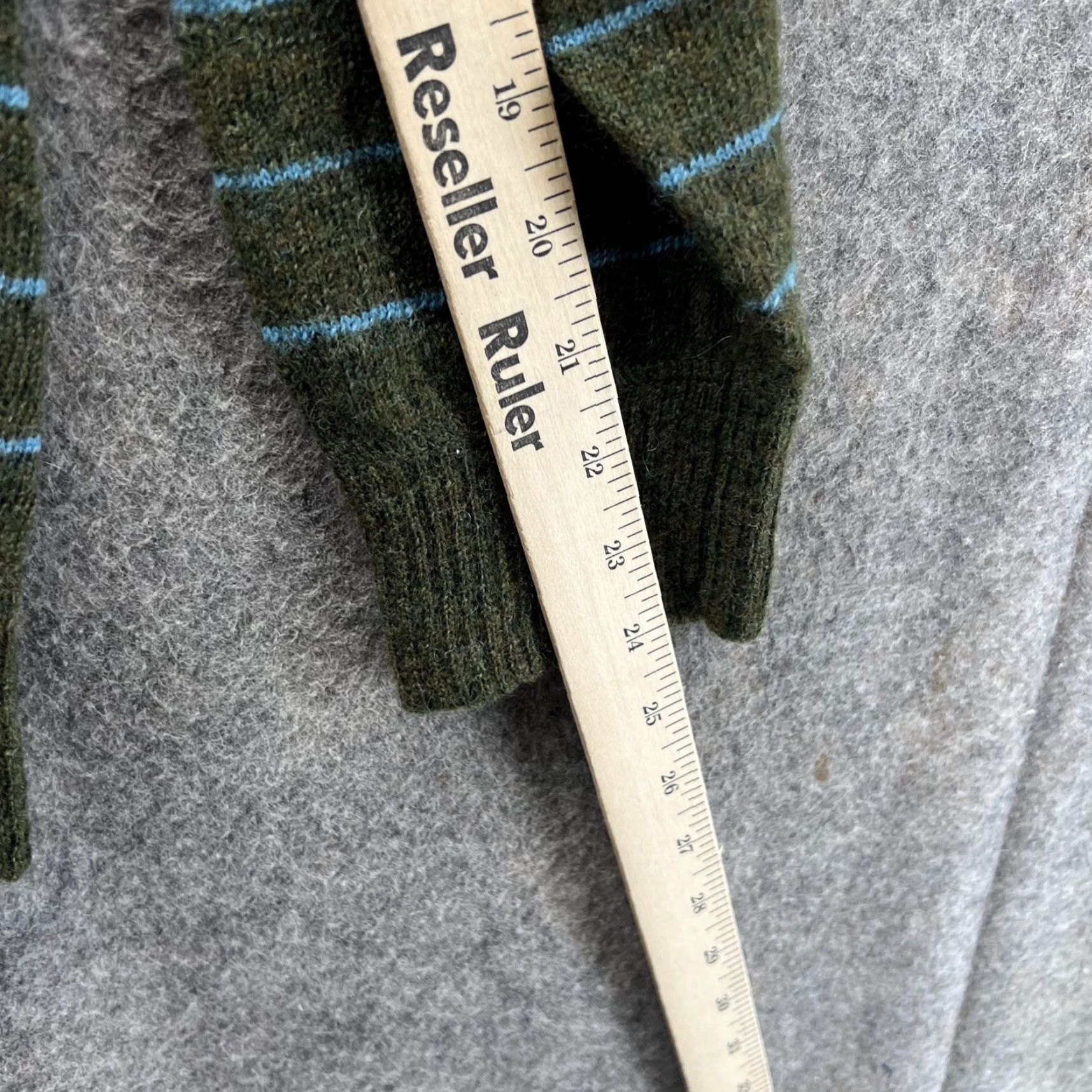 Gap VINTAGE Gap Sweater Men XXL Green Crewneck Pullover Striped Cotton Size US XXL / EU 58 / 5 - 5 Thumbnail