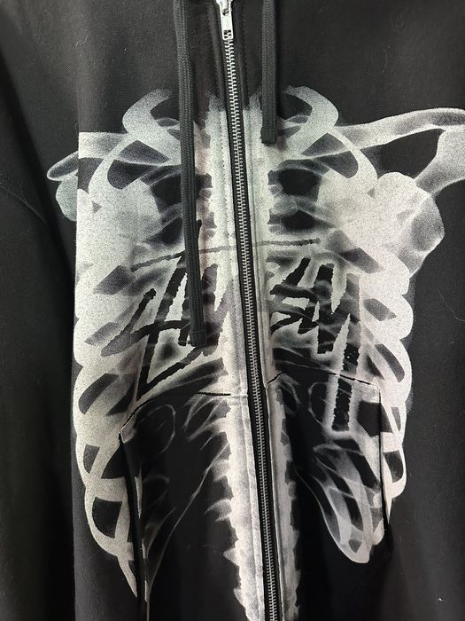 Stussy Stussy Rib Cage Zip Up Grailed
