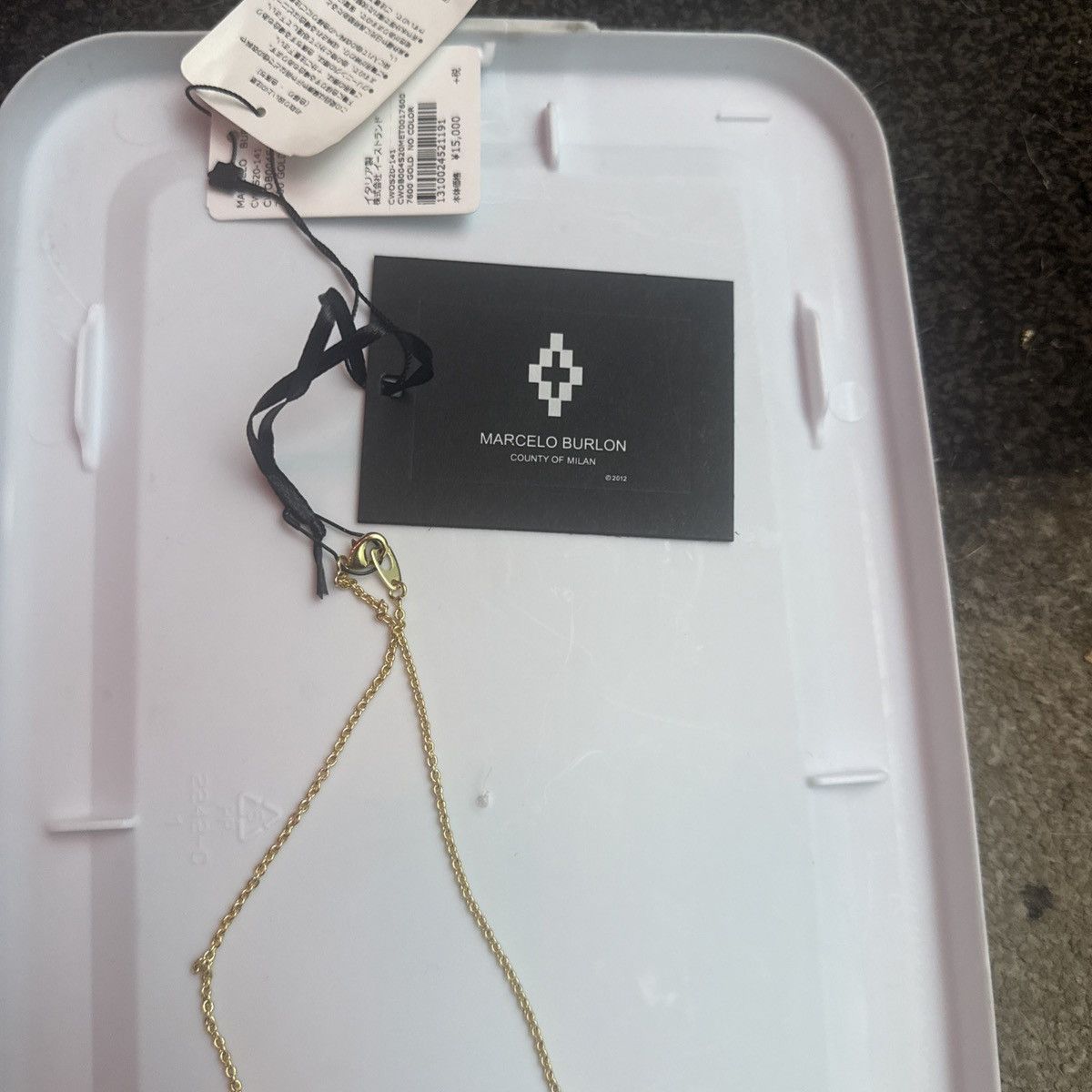 Marcelo Burlon Marcelo Burlón Gold “County” Necklace Size ONE SIZE - 2 Thumbnail