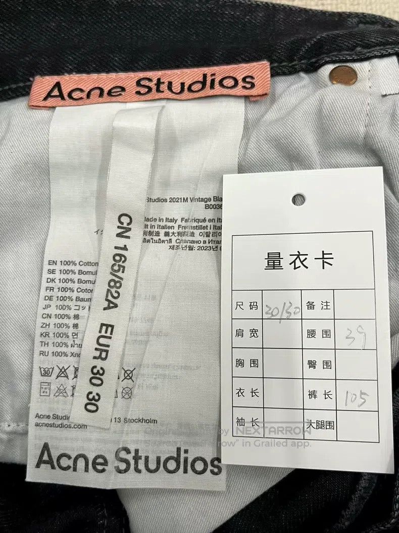 Acne Studios Acne Studios Vintage Loose Mid-Rise Wide-Leg Button-Down J Size 30" / US 8 / IT 44 - 4 Thumbnail