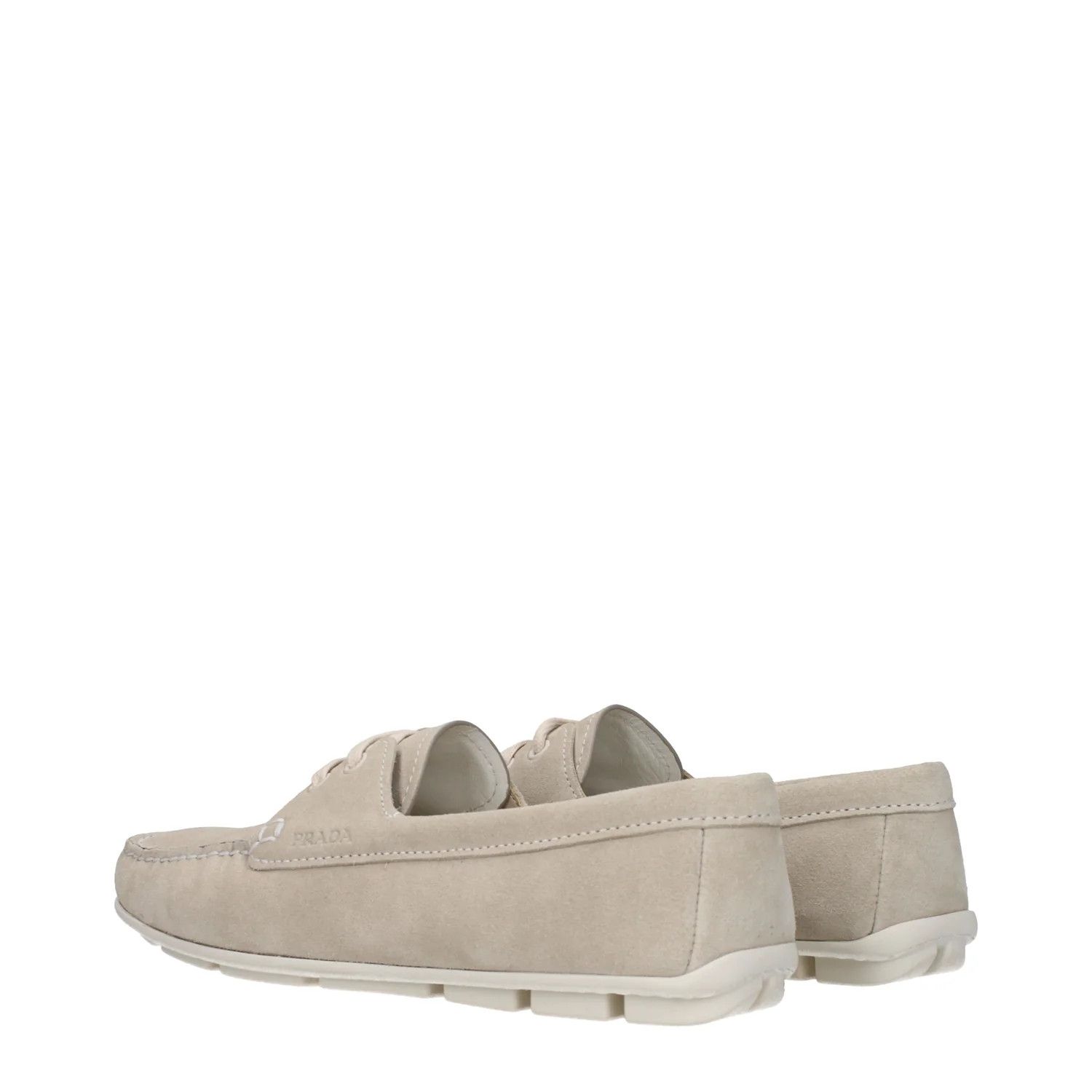 Prada ob1o1e1124 Suede Loafers in Grey Size US 6 / IT 36 - 4 Thumbnail