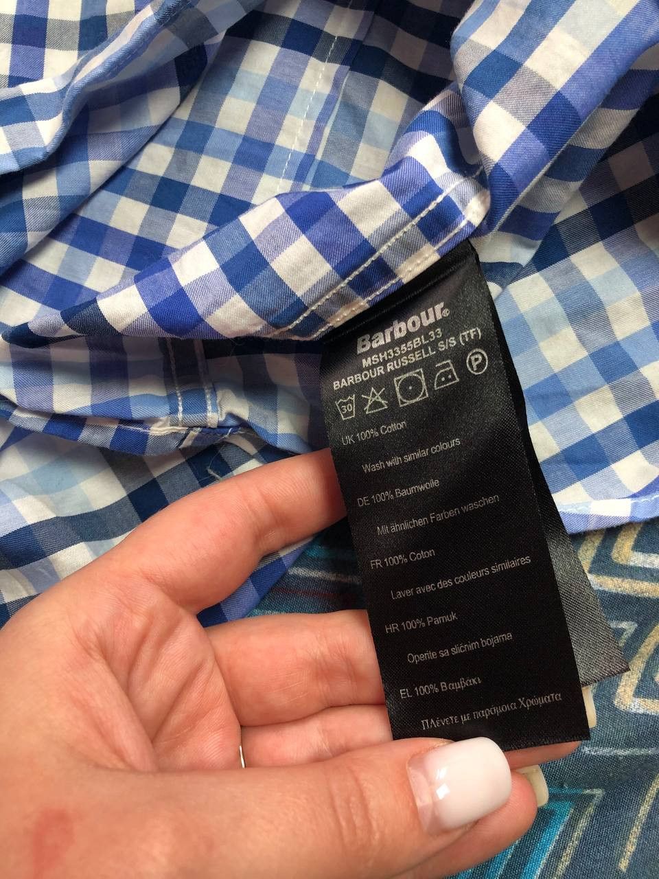 Barbour Vintage Y2K Barbour shirt streetwear luxury Size US L / EU 52-54 / 3 - 2 Thumbnail