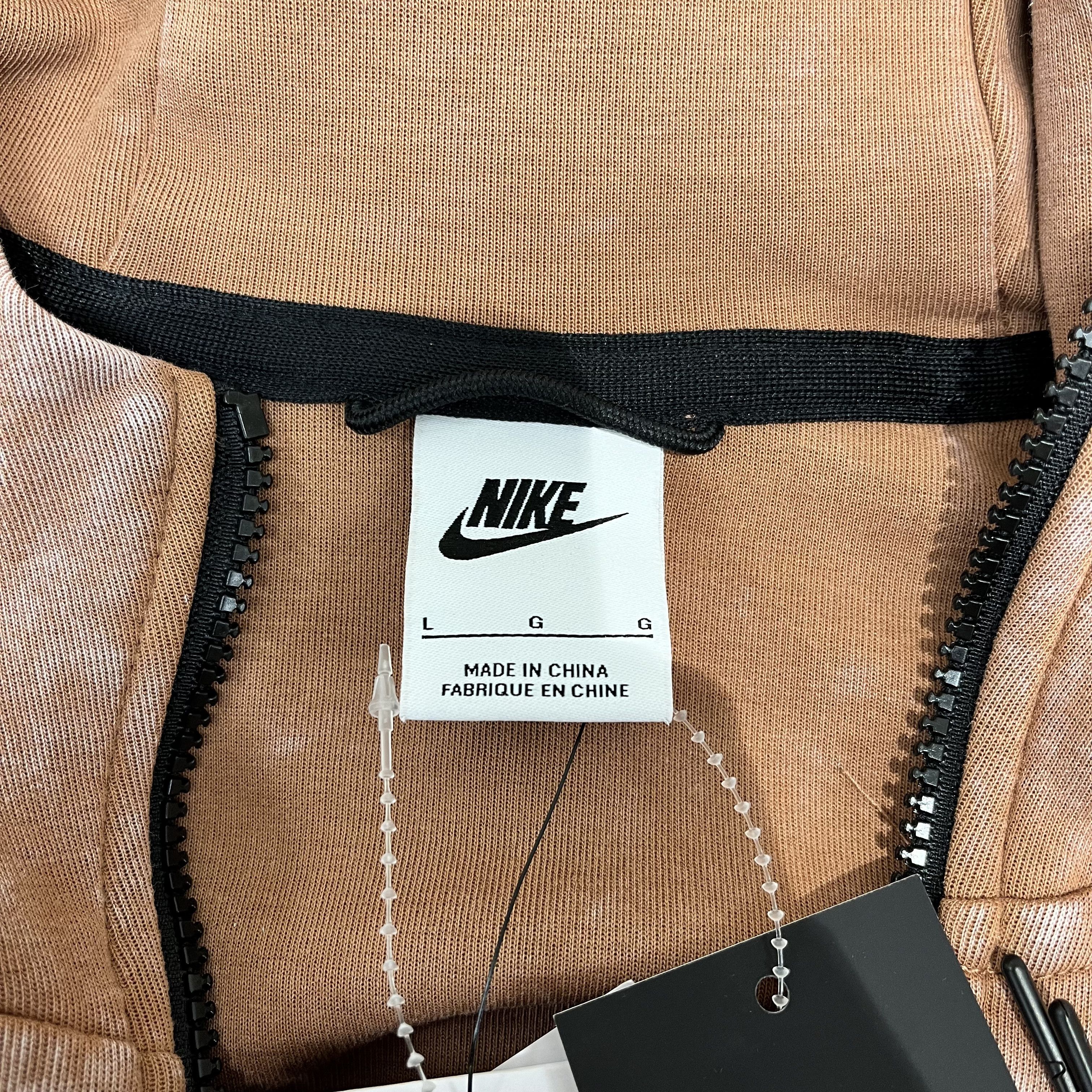Nike Nike Tech Fleece Full-Zip Hoodie Mineral Clay/Black Size US L / EU 52-54 / 3 - 3 Thumbnail