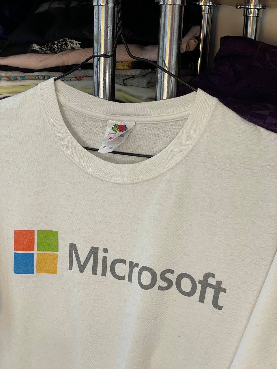 Microsoft × Other × Vintage Vintage Microsoft The Future On Windows Black Tee Shirt Size US M / EU 48-50 / 2 - 5 Thumbnail