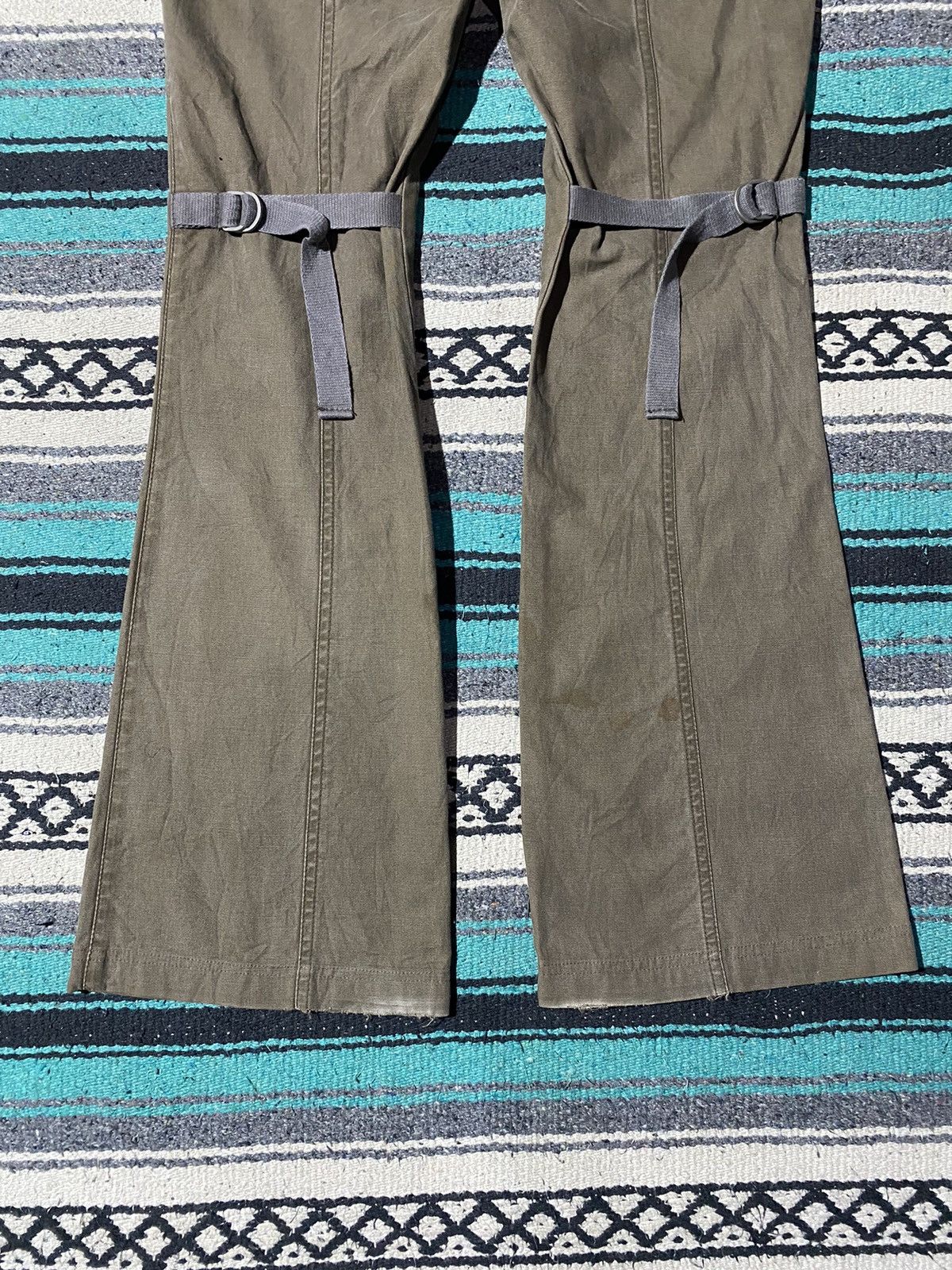 If Six Was Nine 2000s VS Outfitters - Cargo Bondage Flared Pants Size US 30 / EU 46 - 8 Thumbnail