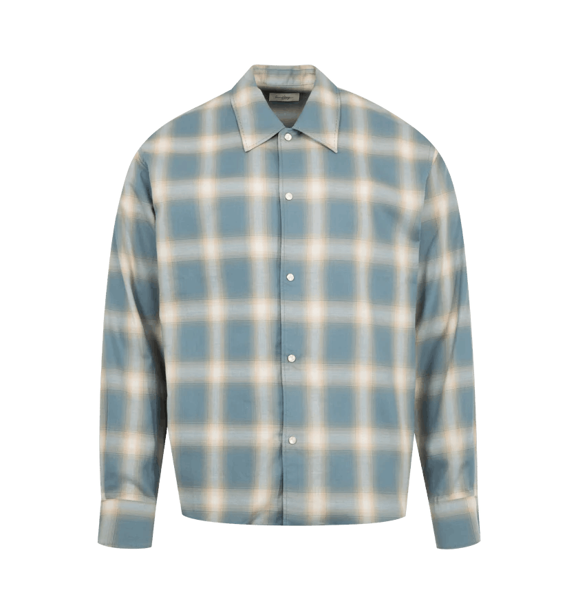 o1h1sh11225 Relaxed Long Sleeve Shirt in Blue