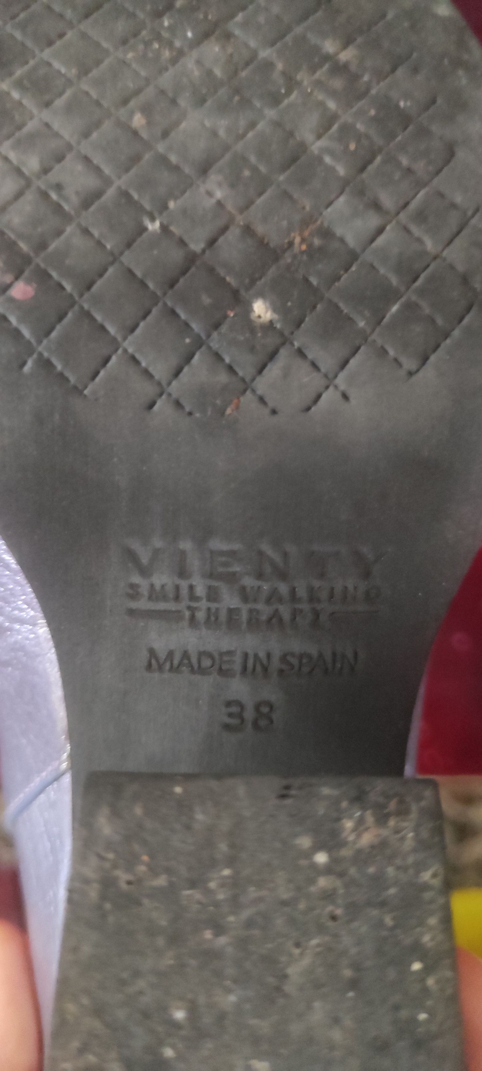 Leather VIENTY Given Galaxy Selenite Metal Cowboy Boots Made Spain Size US 8 / IT 38 - 16 Thumbnail