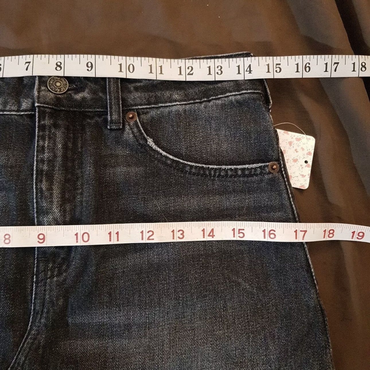 Free People Free People We the Free Maverick Mini Skirt Jeans Sz 25 Size 25" / US 0 / IT 36 - 14 Thumbnail