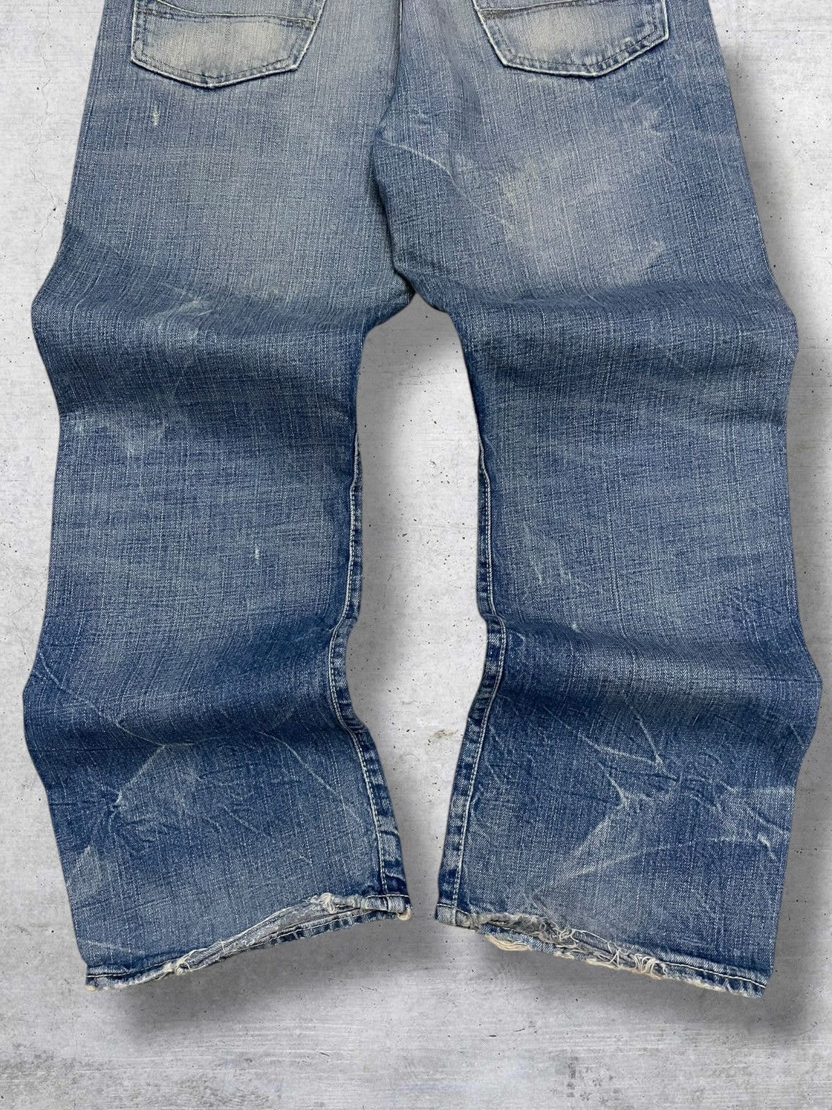 semanticdesign VINTAGE EZRA FITCH RARE JAPAN DESIGNER 90S MUWASH DENIM Size US 30 / EU 46 - 10 Thumbnail