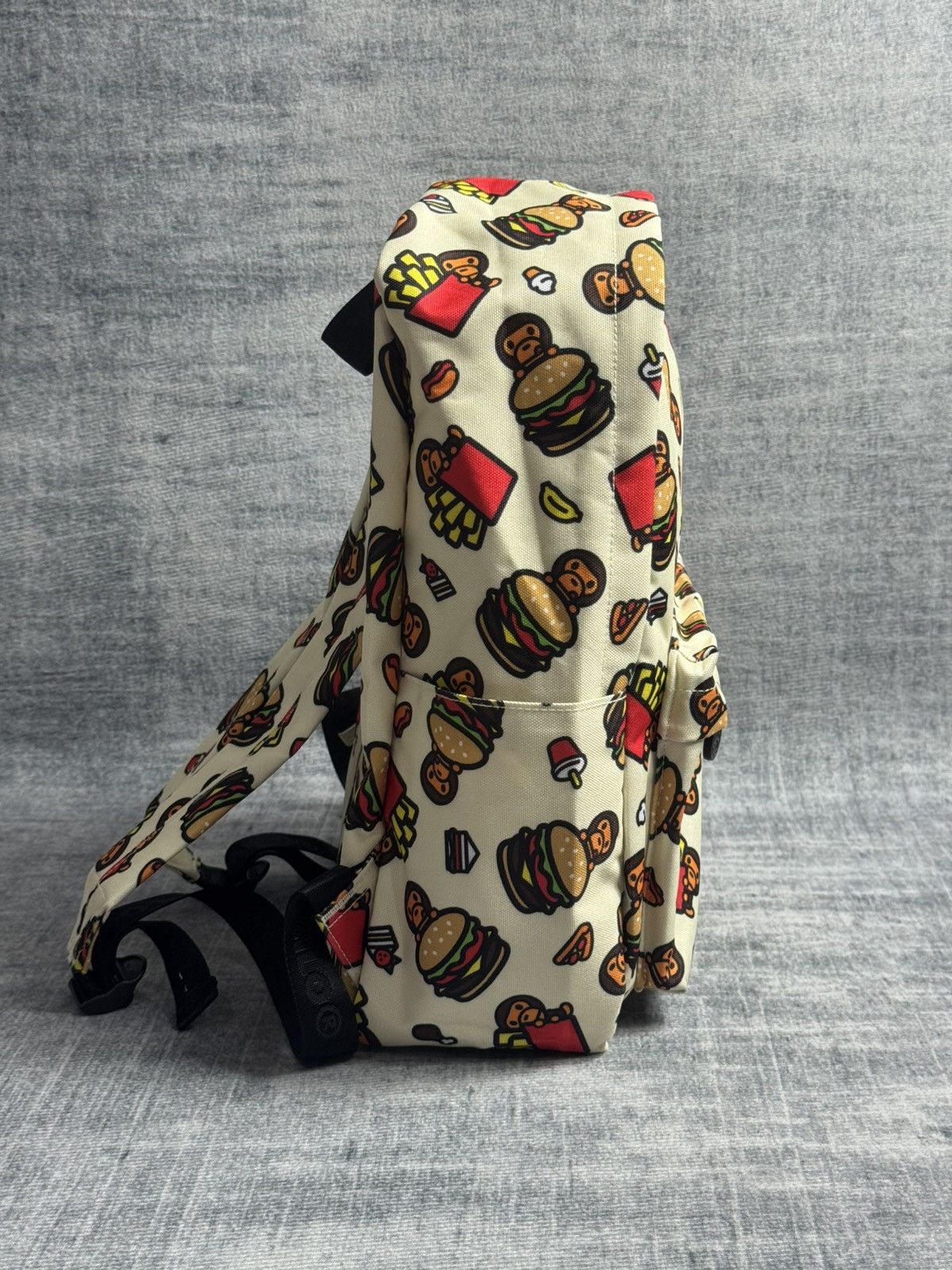 Bape Baby Milo Fast Food All Over Print Backpack Size ONE SIZE - 7 Thumbnail