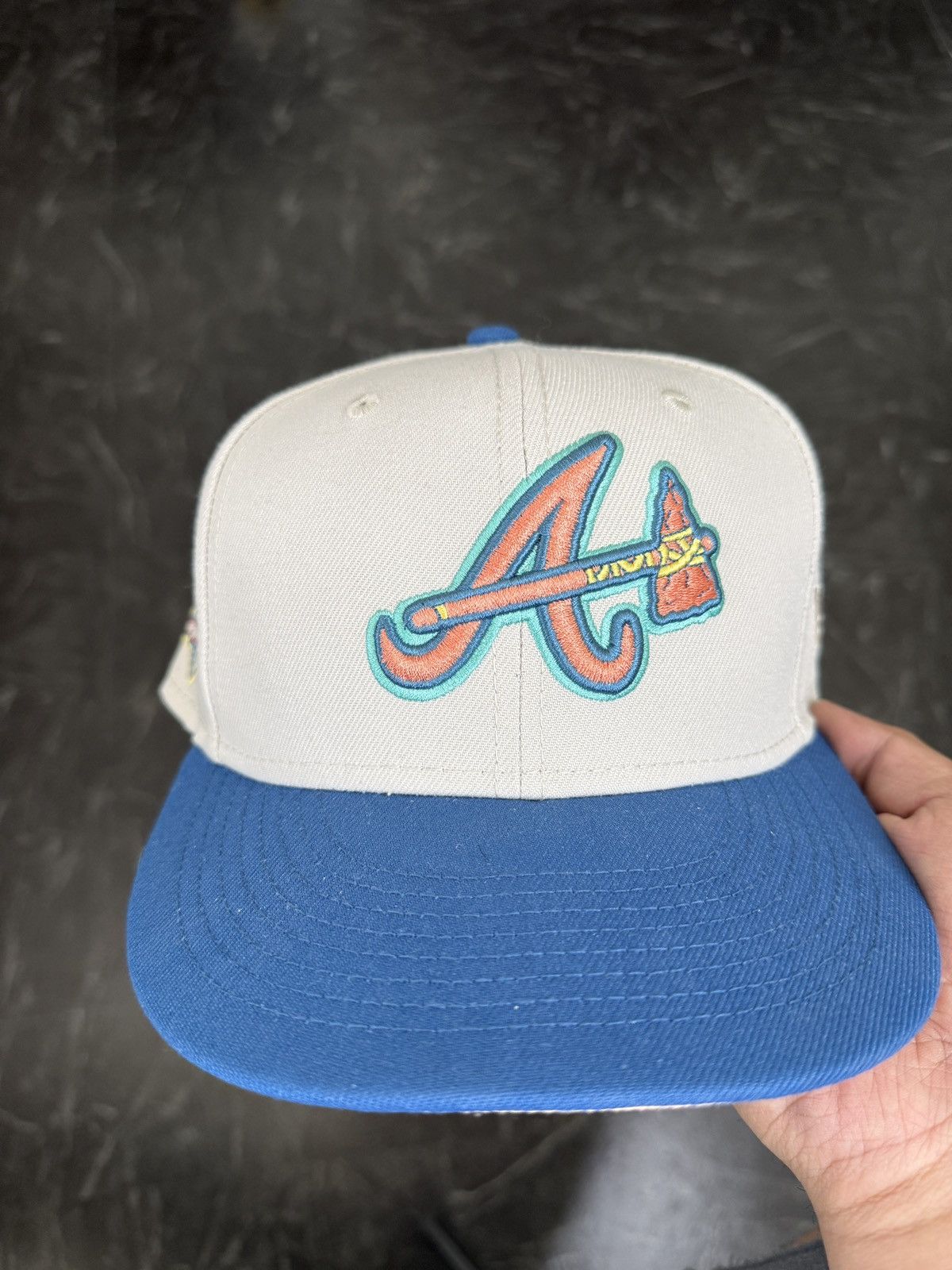 Hat Club Atlanta Braves Ocean Drive 150th Anniversary Patch 7 1/2 Size ONE SIZE - 2 Thumbnail