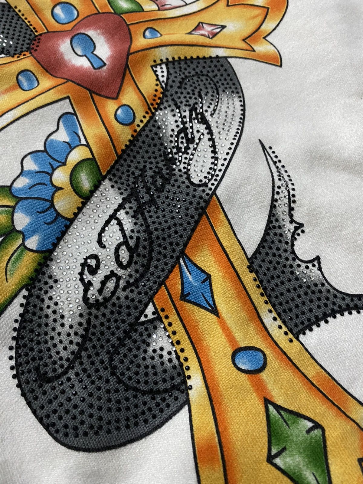 Ed Hardy Vintage Y2k Ed Hardy Zip Hoodie Size US XS / EU 42 / 0 - 5 Thumbnail