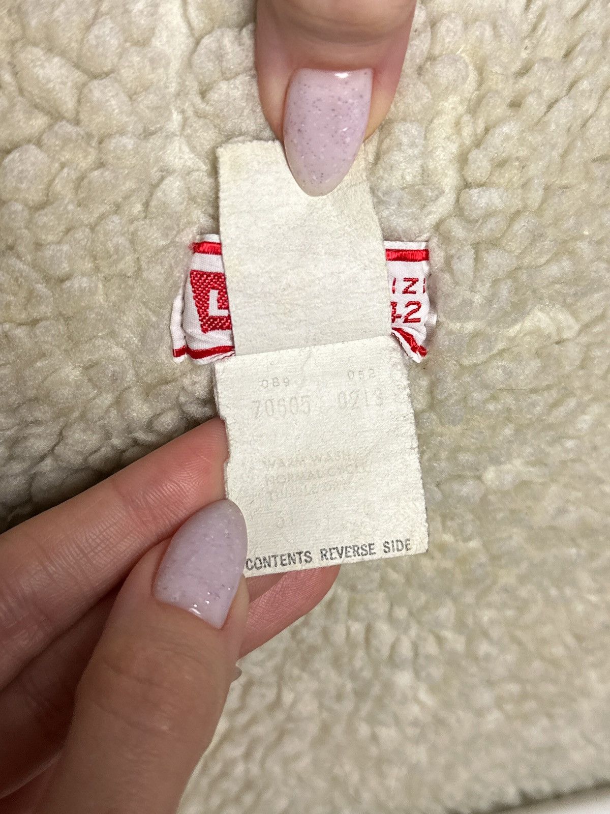 Levi's Levi’s 1970s 70605-0213 Blank Tab Sherpa Lined Denim Jacket Size US S / EU 44-46 / 1 - 10 Thumbnail