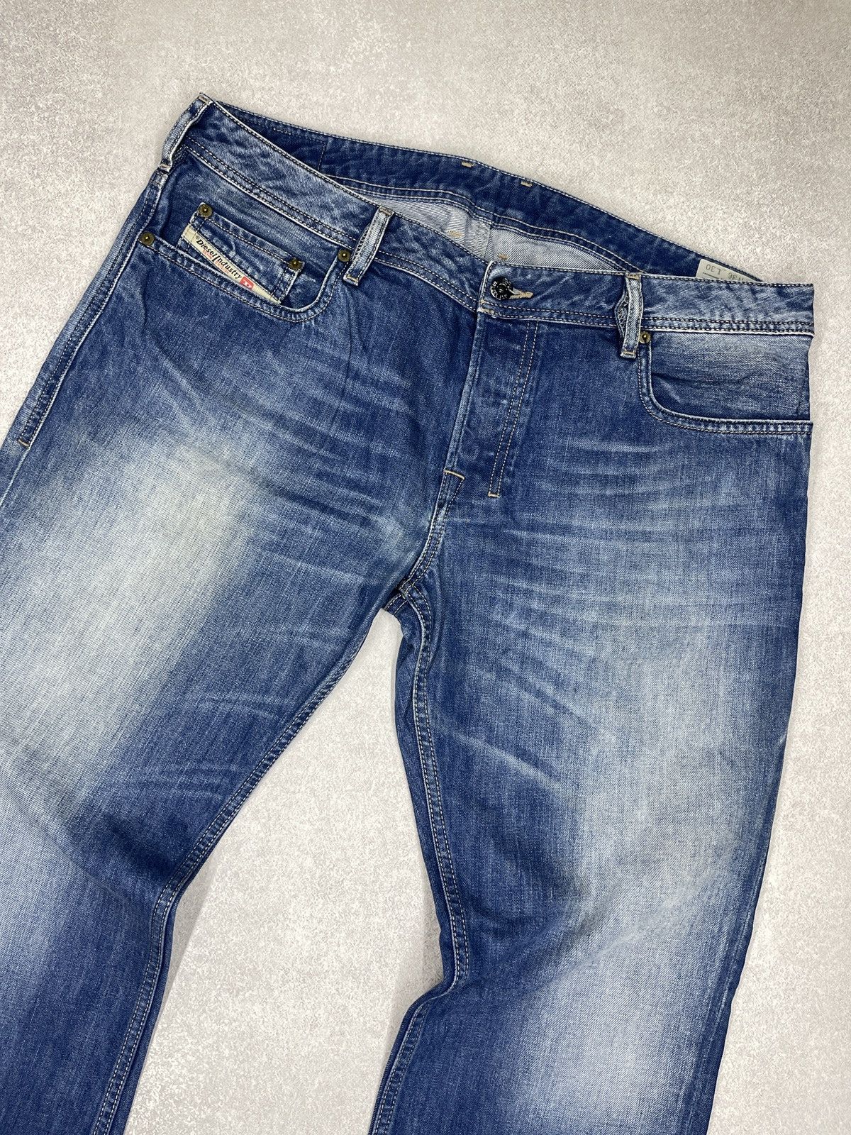Diesel Mens Diesel Zatiny Denim Jeans Blue Y2K Size US 36 / EU 52 - 7 Thumbnail