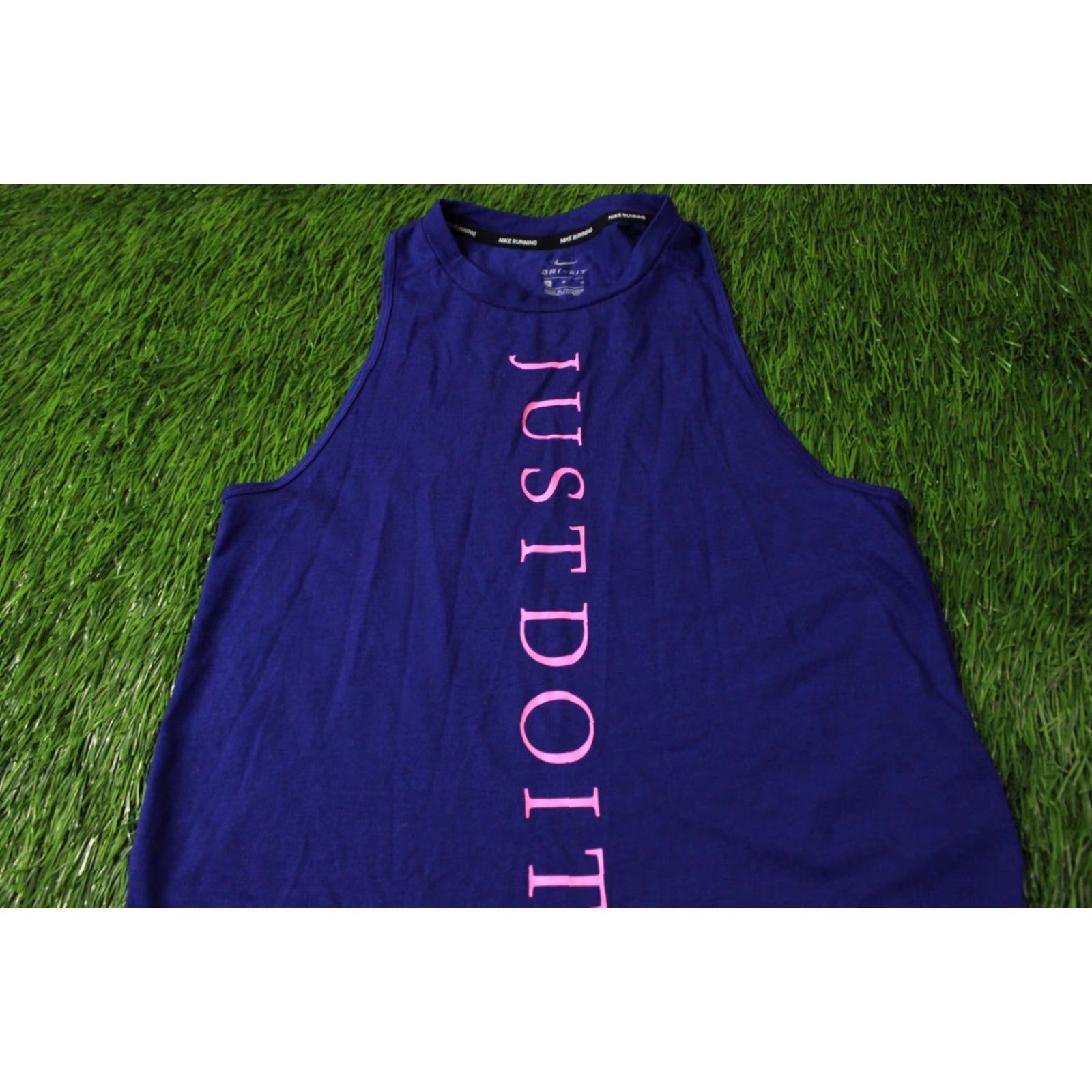 Nike Nike Vest Sleeveless Shirt Jersey Woman M Blue Running Training Nike Size M / US 6-8 / IT 42-44 - 2 Thumbnail