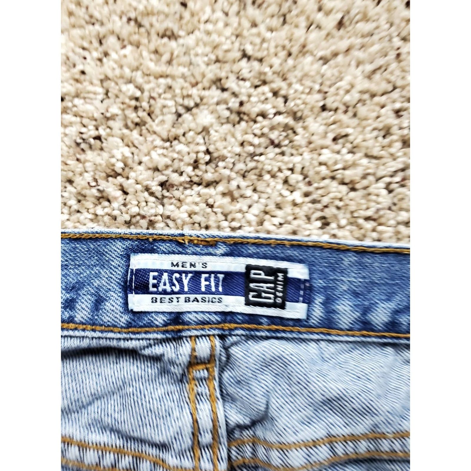 Gap VINTAGE Gap Jeans Mens 36x26 Easy Fit Classic 5 Pocket Straight Leg 90s Denim Size US 36 / EU 52 - 4 Thumbnail