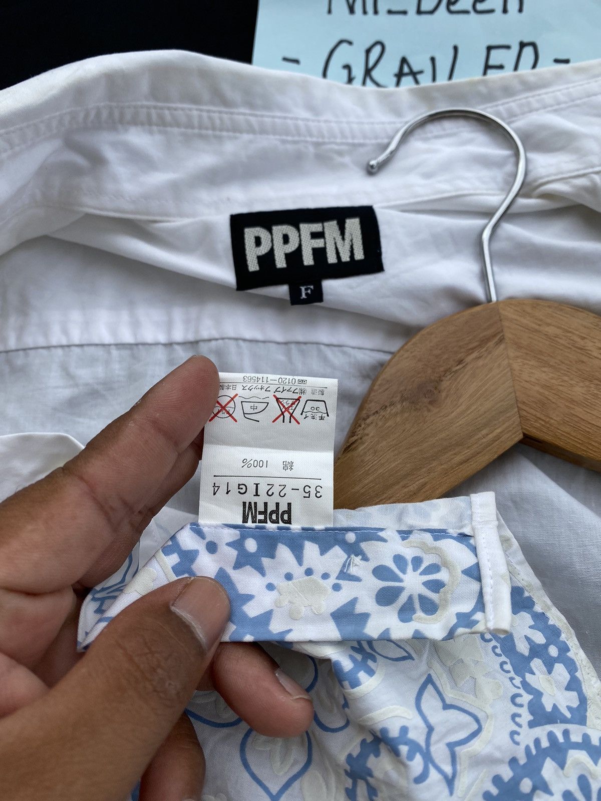 PPFM Rare PPFM White Button Shirt Size US S / EU 44-46 / 1 - 11 Thumbnail