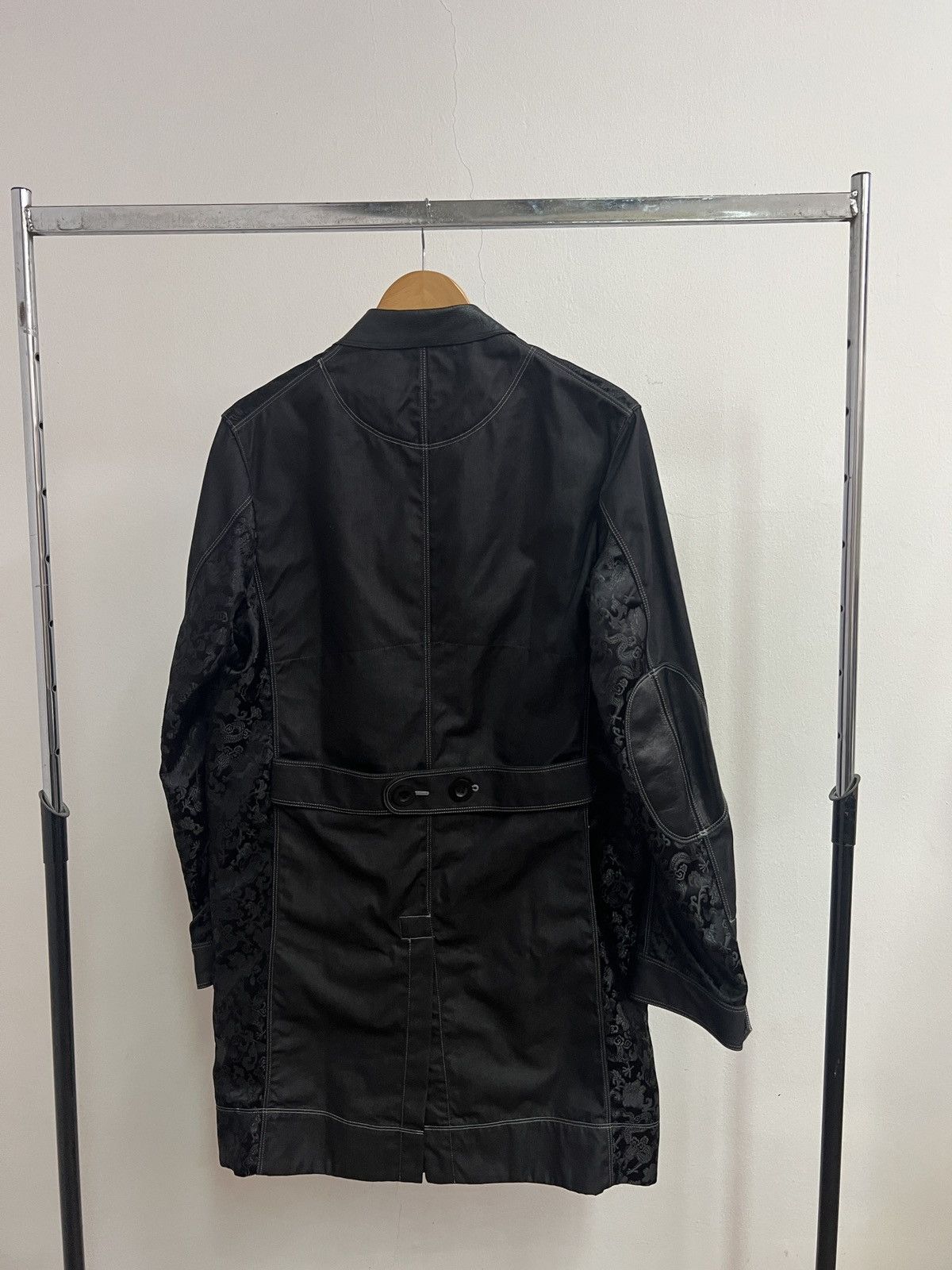 Comme des Garcons SS22 Junya Watanabe Man Jacquard Shop Long Coat Jacket Size US M / EU 48-50 / 2 - 3 Thumbnail